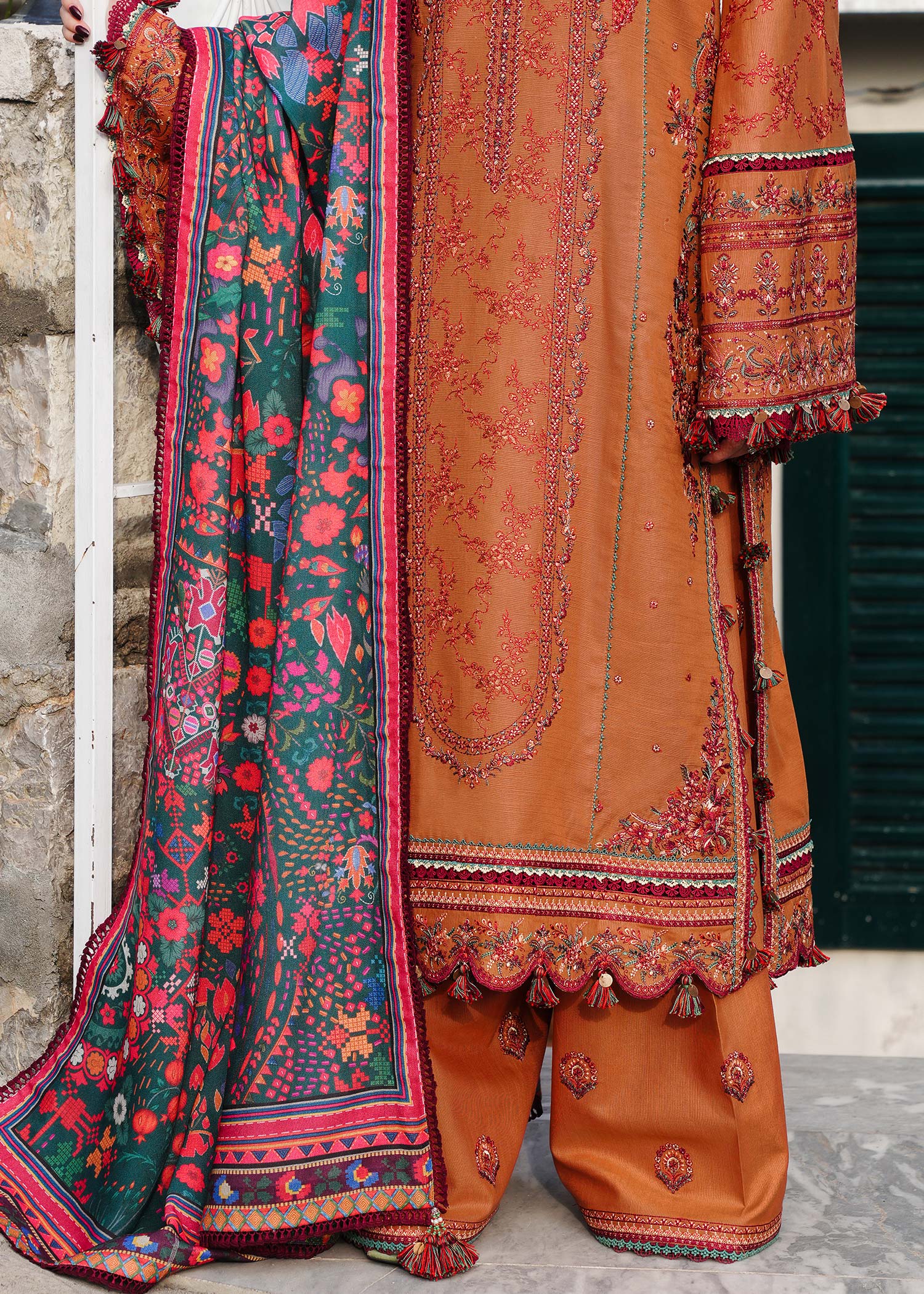 Winter Shawl'24 Collection - Hussain Rehar - Tamar