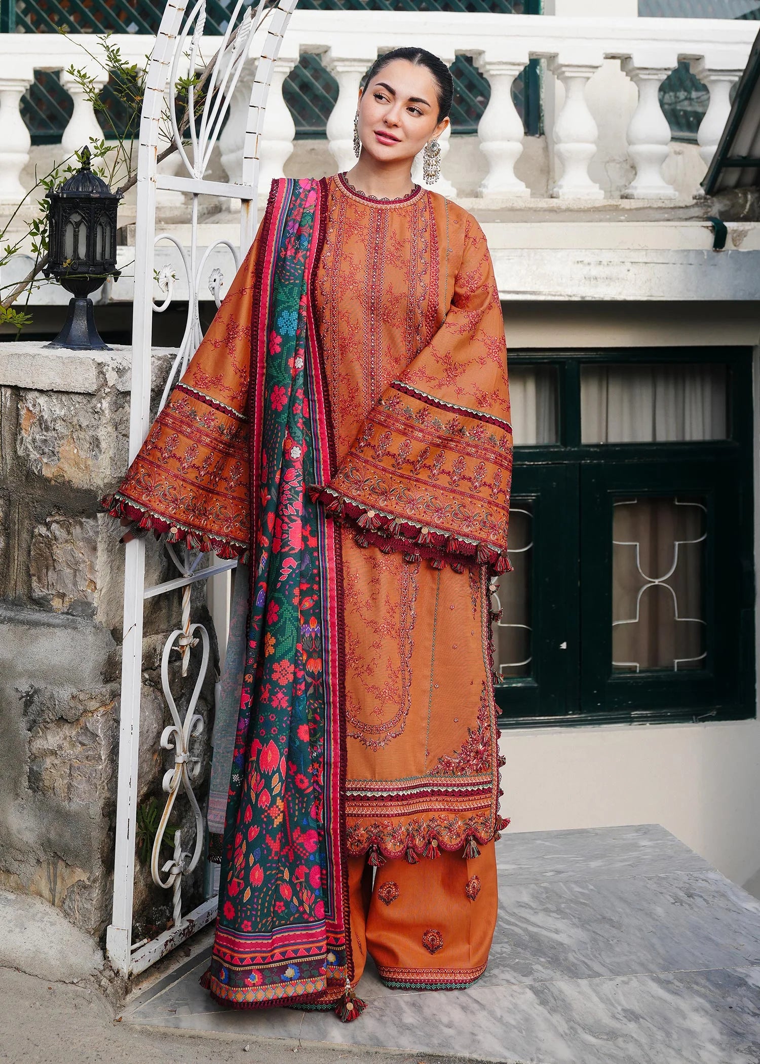 Winter Shawl'24 Collection - Hussain Rehar - Tamar