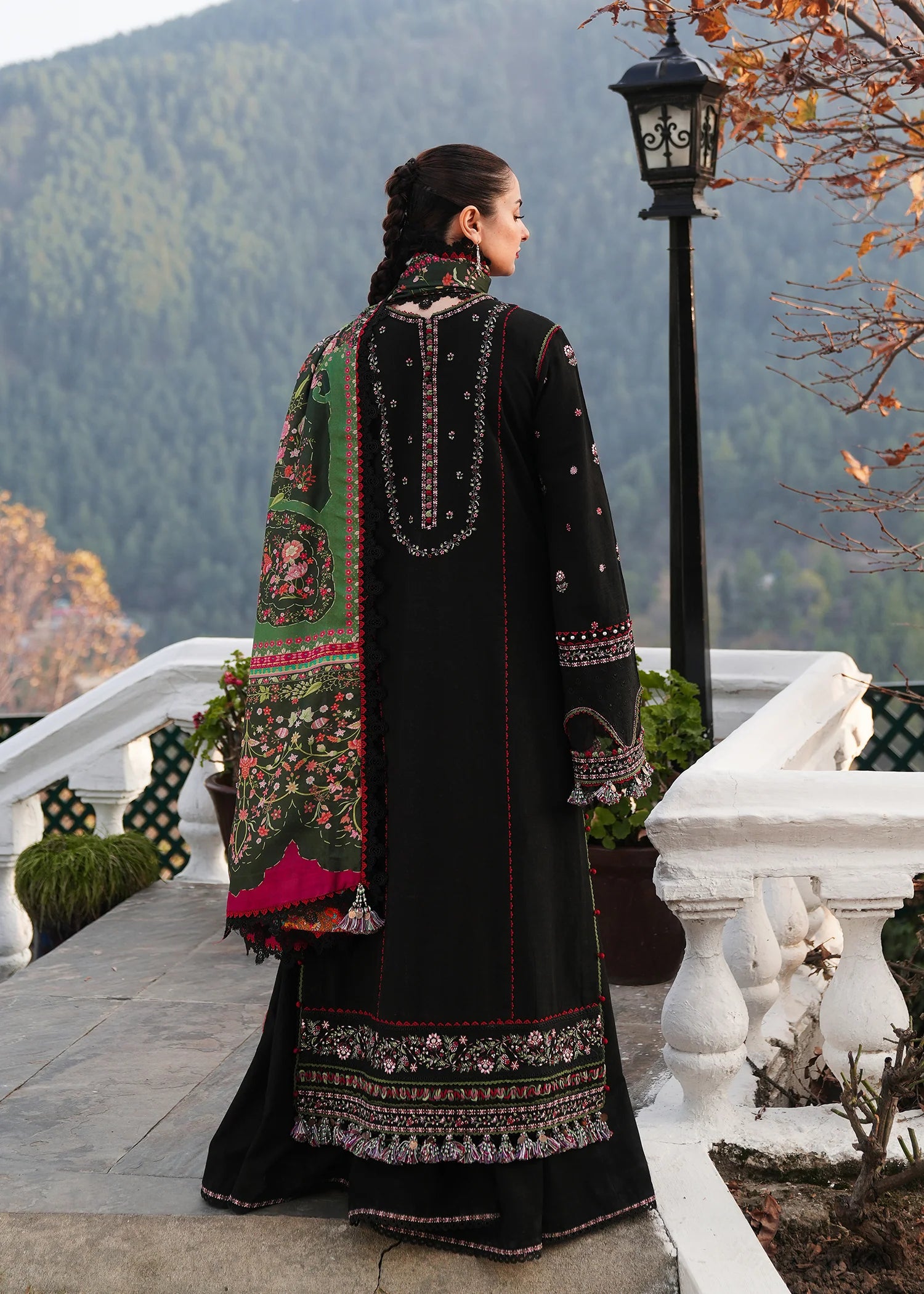 Winter Shawl'24 Collection - Hussain Rehar - Zobia