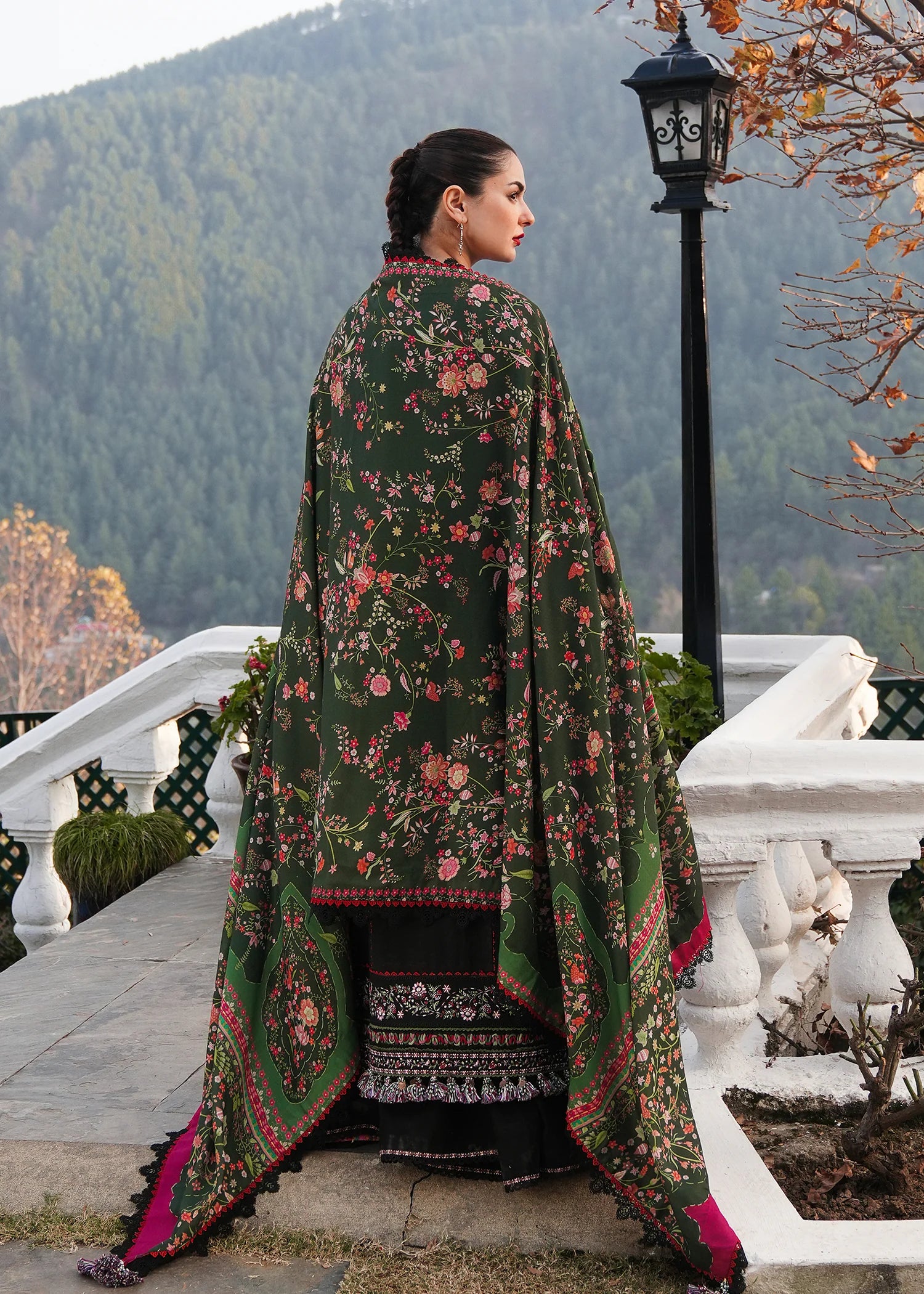 Winter Shawl'24 Collection - Hussain Rehar - Zobia