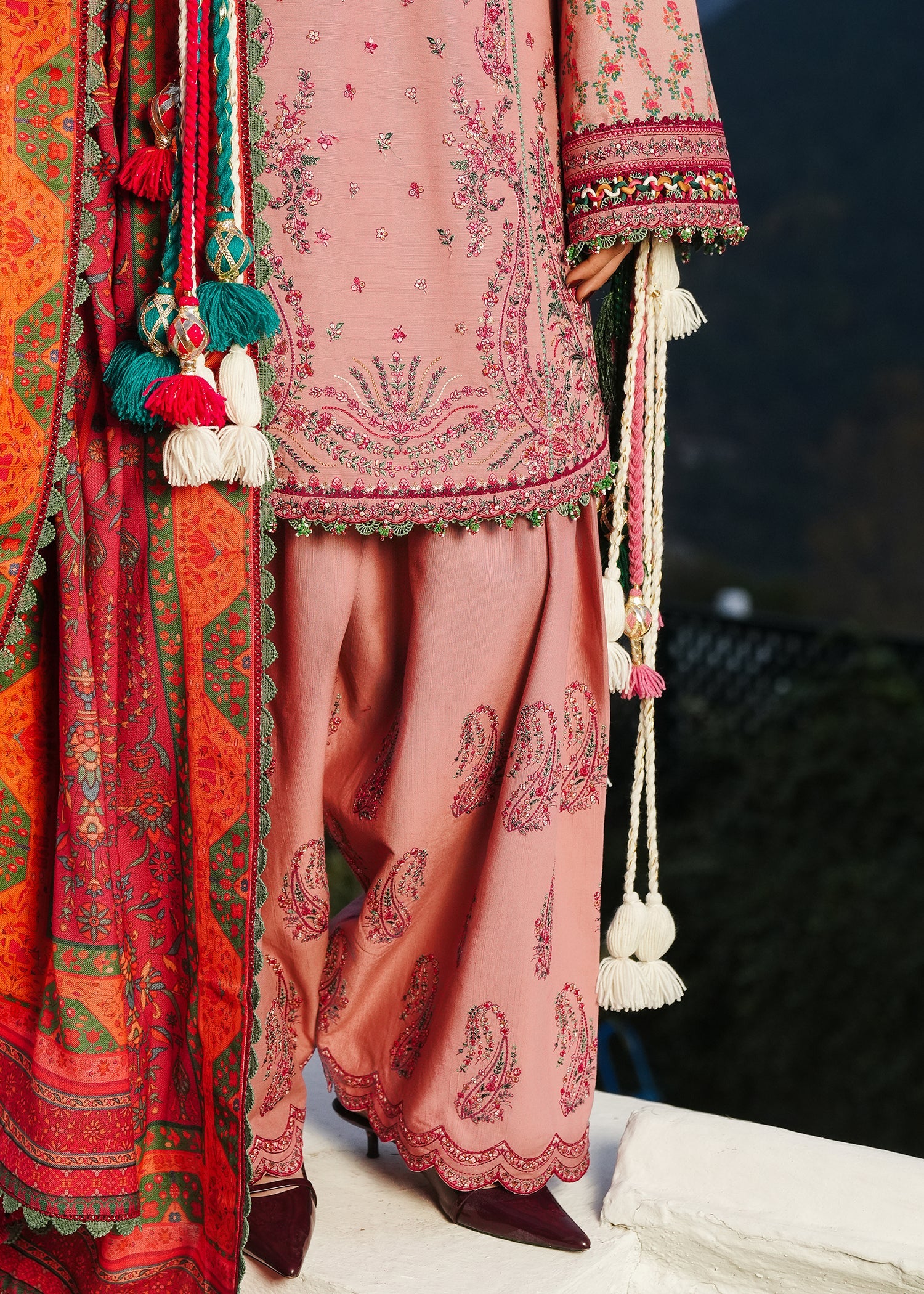 Winter Shawl'24 Collection - Hussain Rehar - Mehr