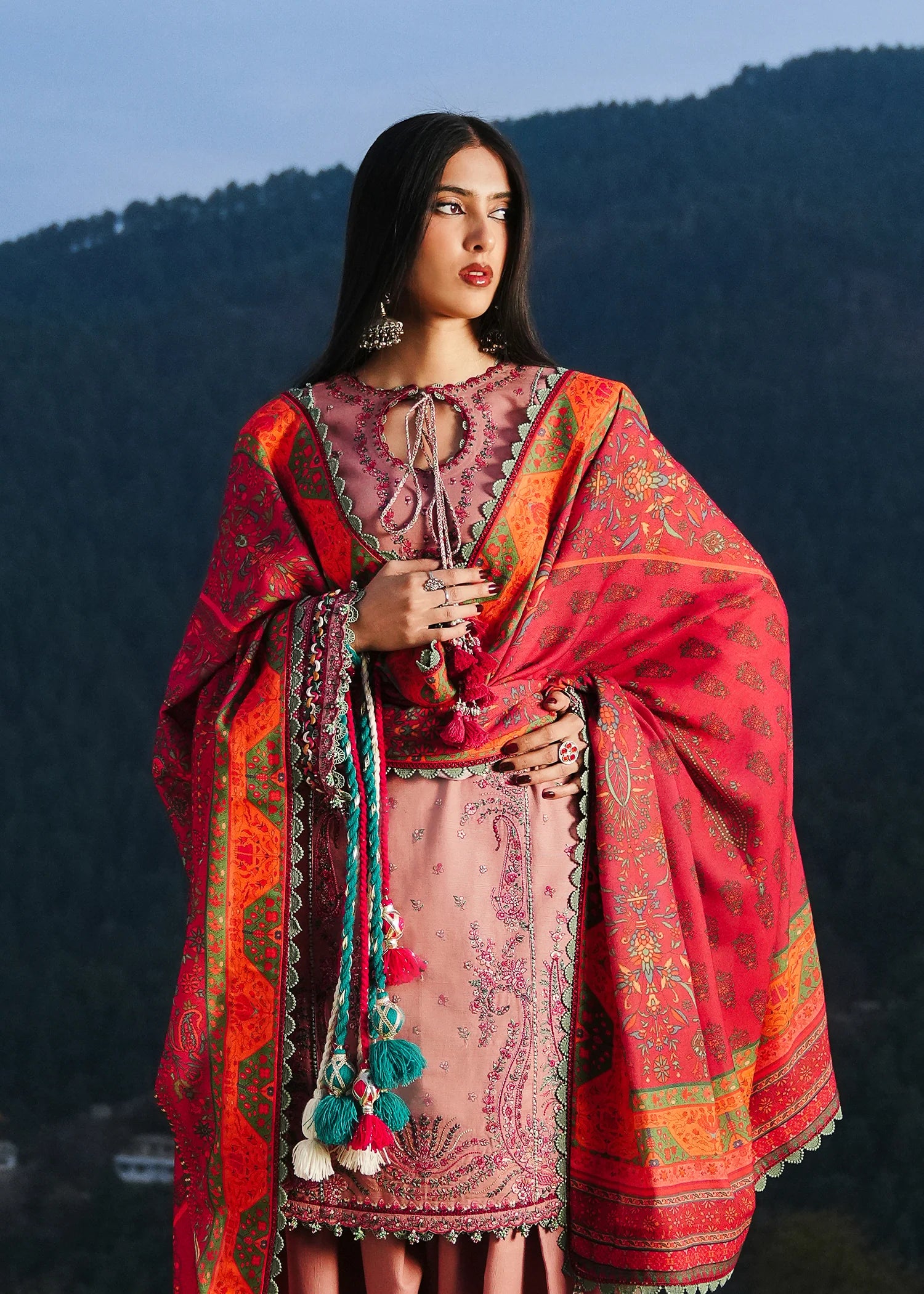 Winter Shawl'24 Collection - Hussain Rehar - Mehr