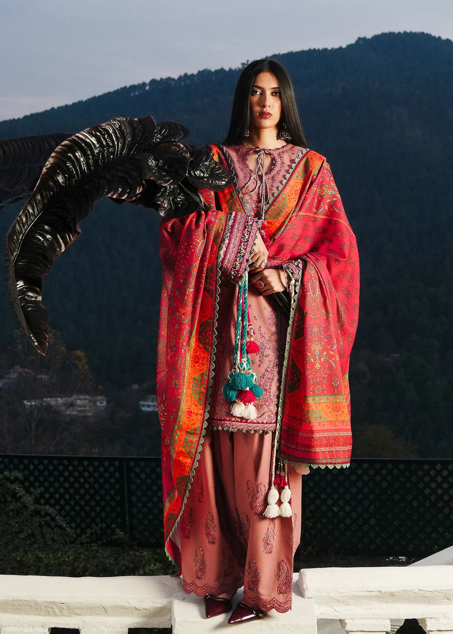 Winter Shawl'24 Collection - Hussain Rehar - Mehr