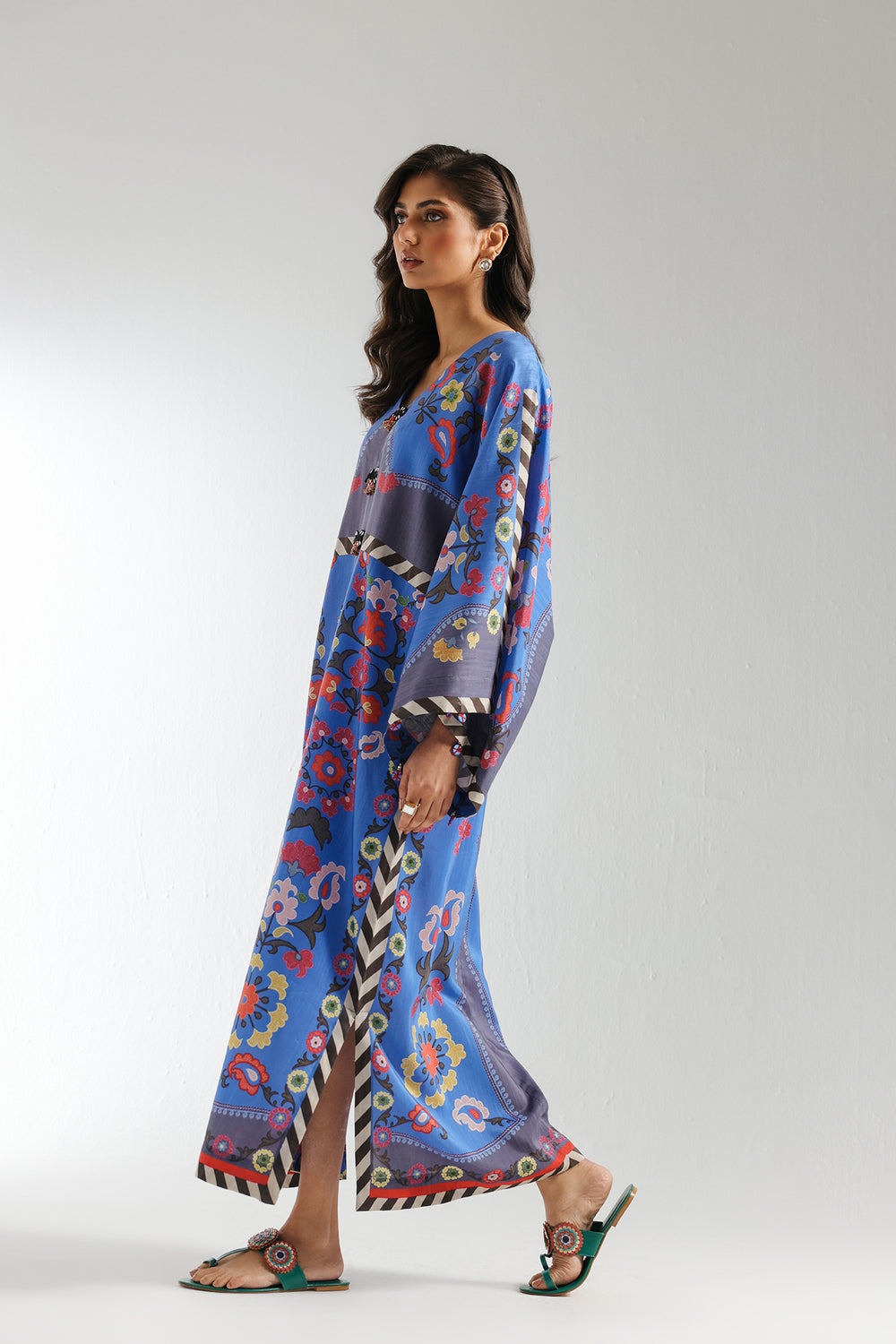 Ethnic Long Maxi Kaftan .