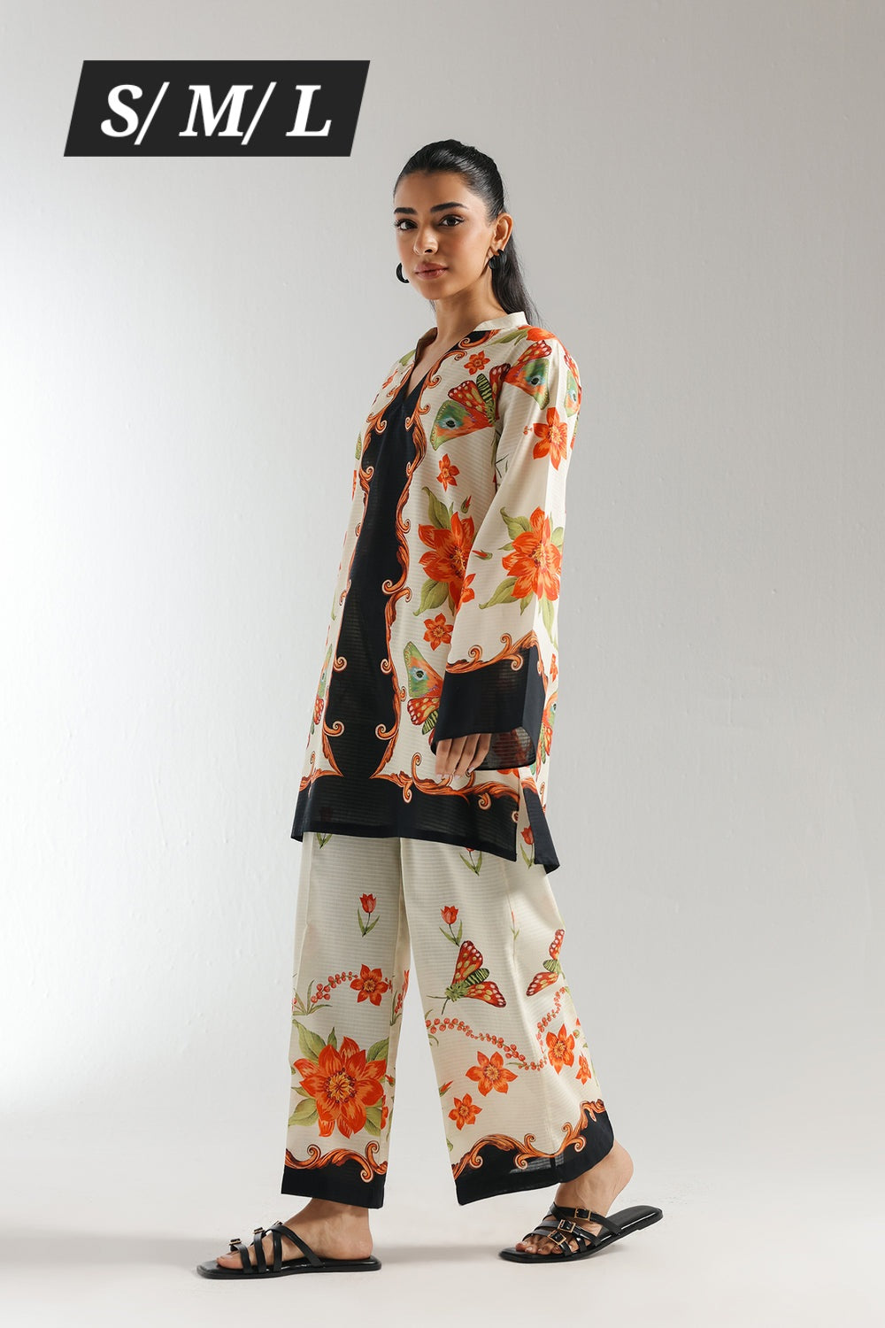 Ethnic Stitched Co order set .