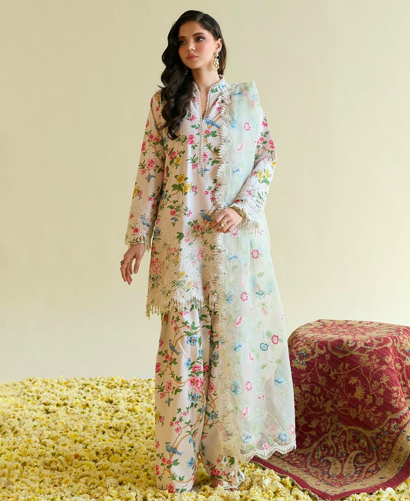 So kamal luxury Stitched 3 PC