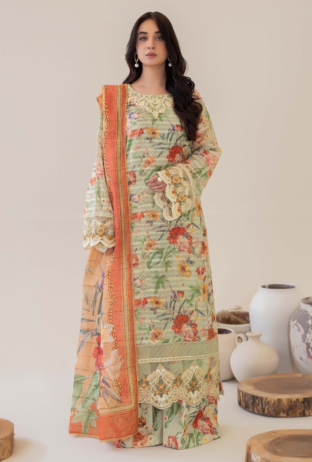 ADNAN Libies Stitched 3PC