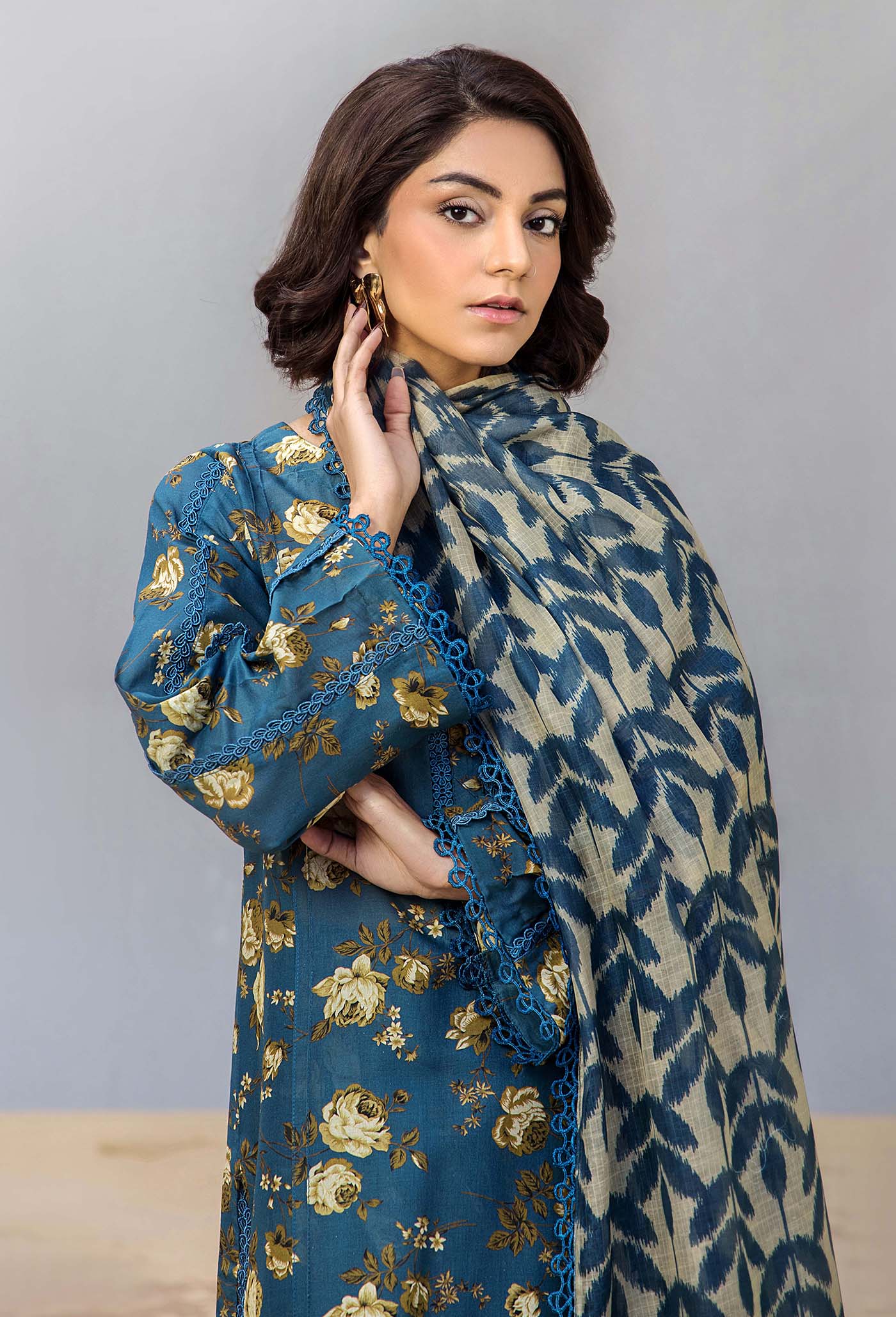 ADNAN Libies Stitched 3PC