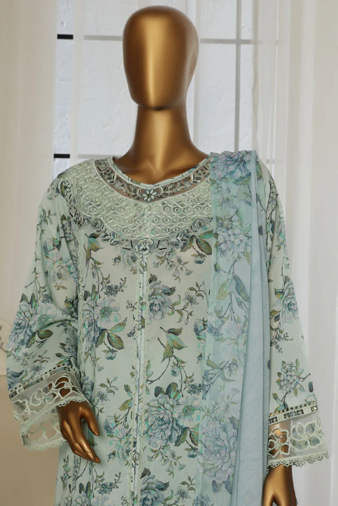 Sada Bahar Stitched 3 Piece Festive Emb Lawn Vol-02 Collection'2025-D-106-Pista
