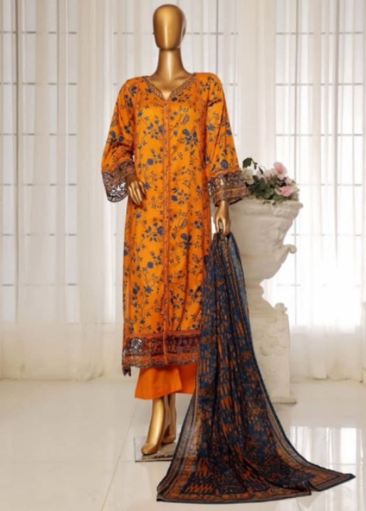 Sadabahar Embroidery Stitched 3Pc