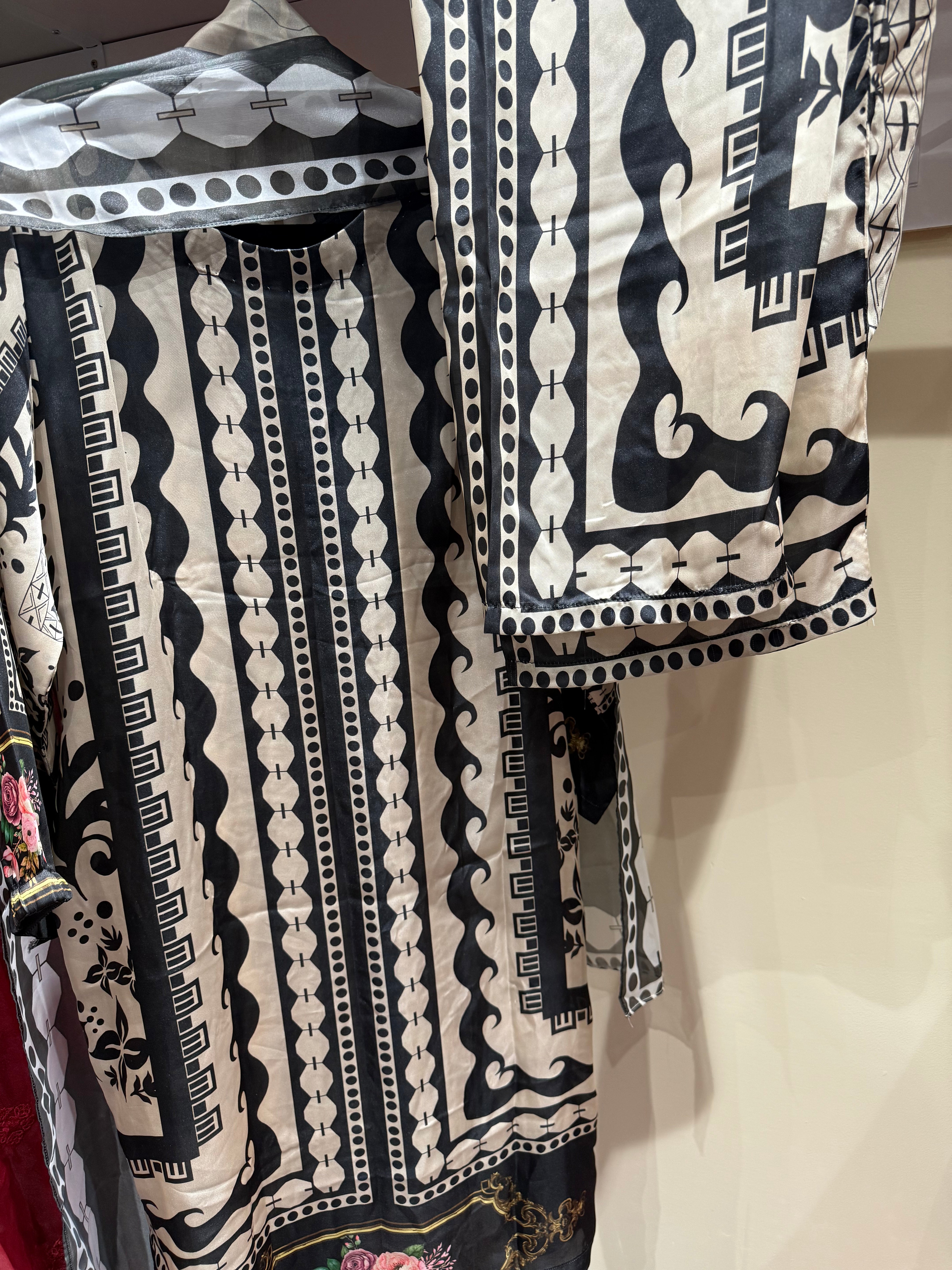 Original Pakistani Printed Silk co order set with duppta