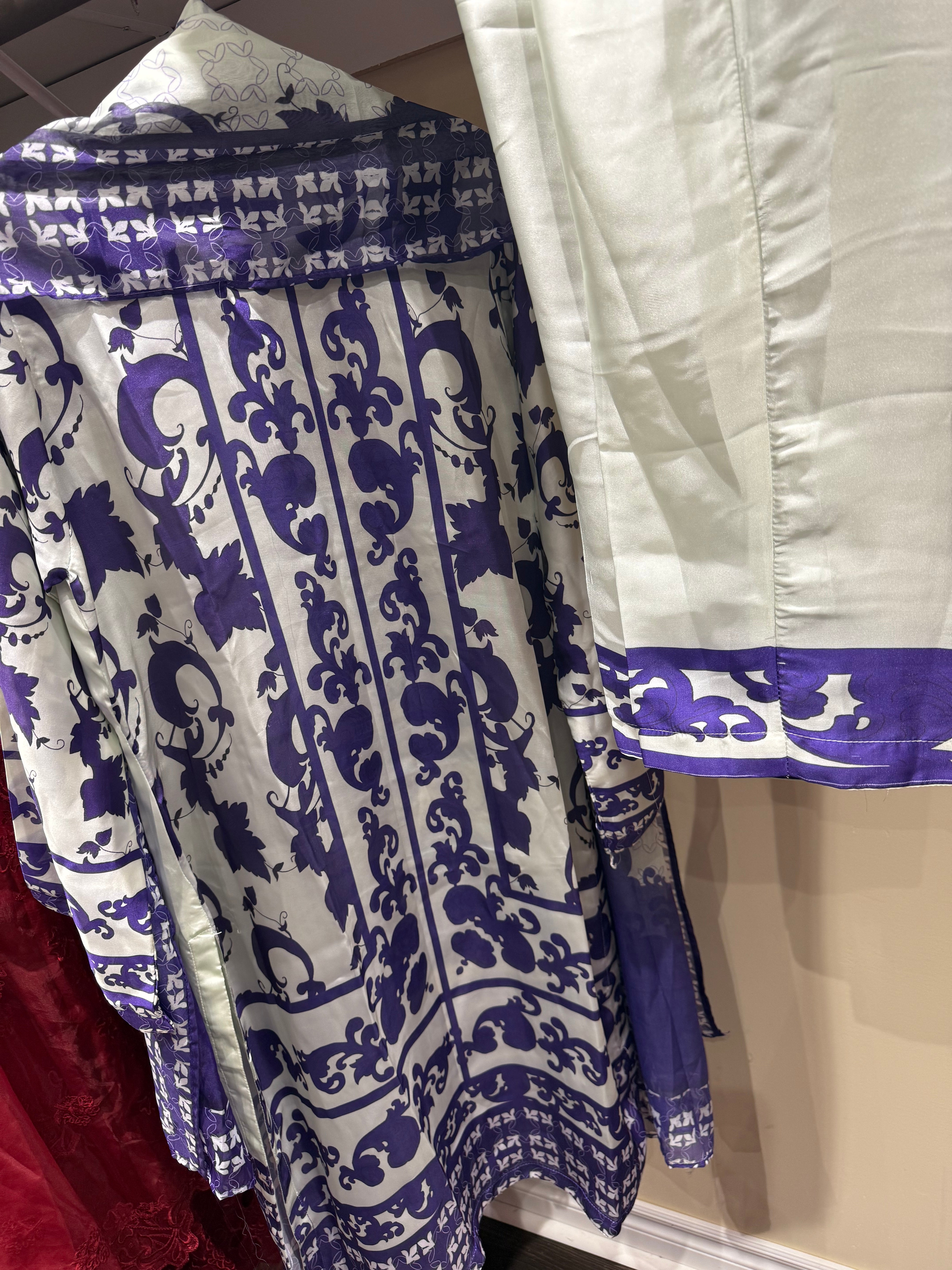 Original Pakistani Printed Silk co order set with duppta