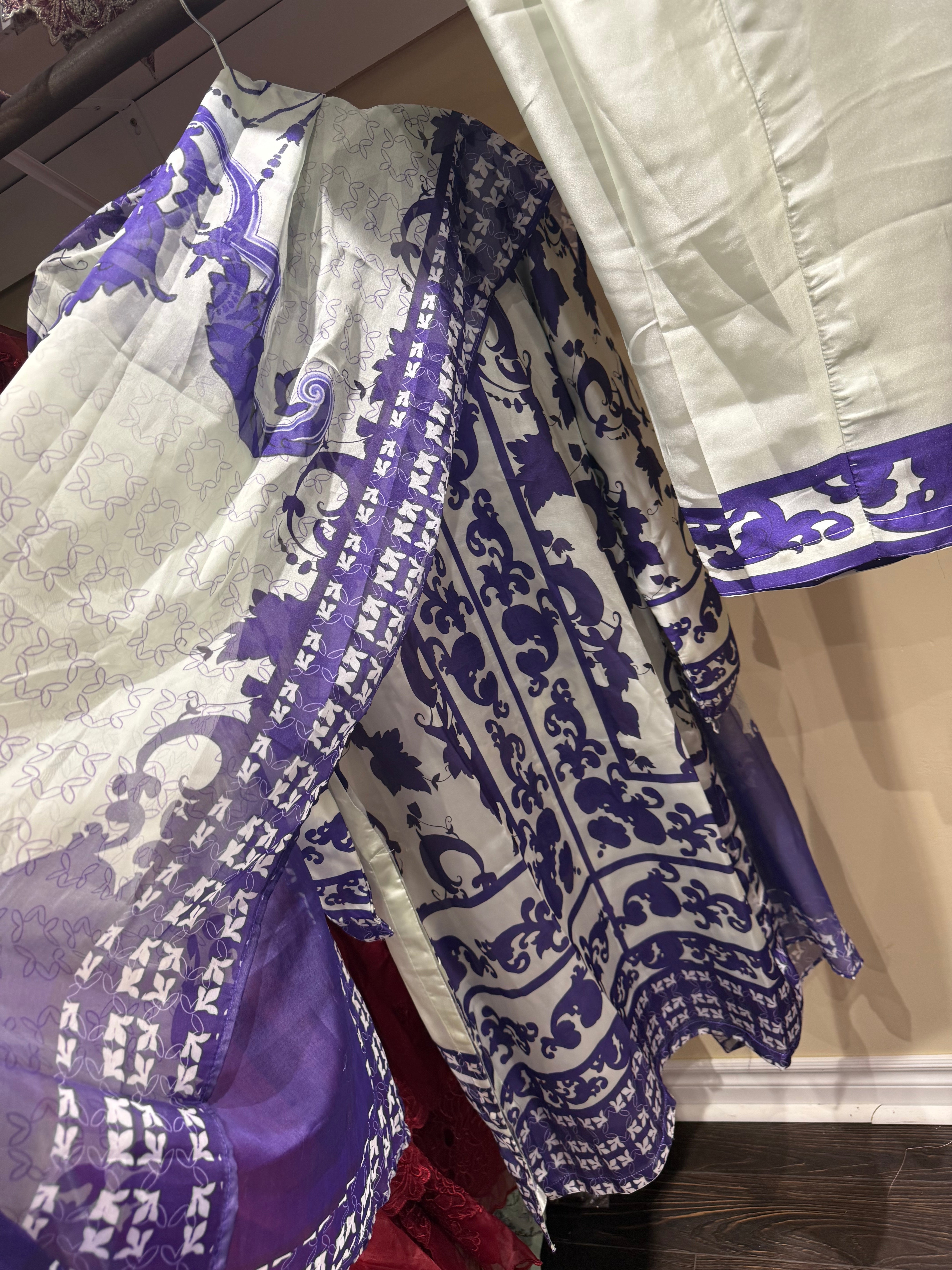 Original Pakistani Printed Silk co order set with duppta