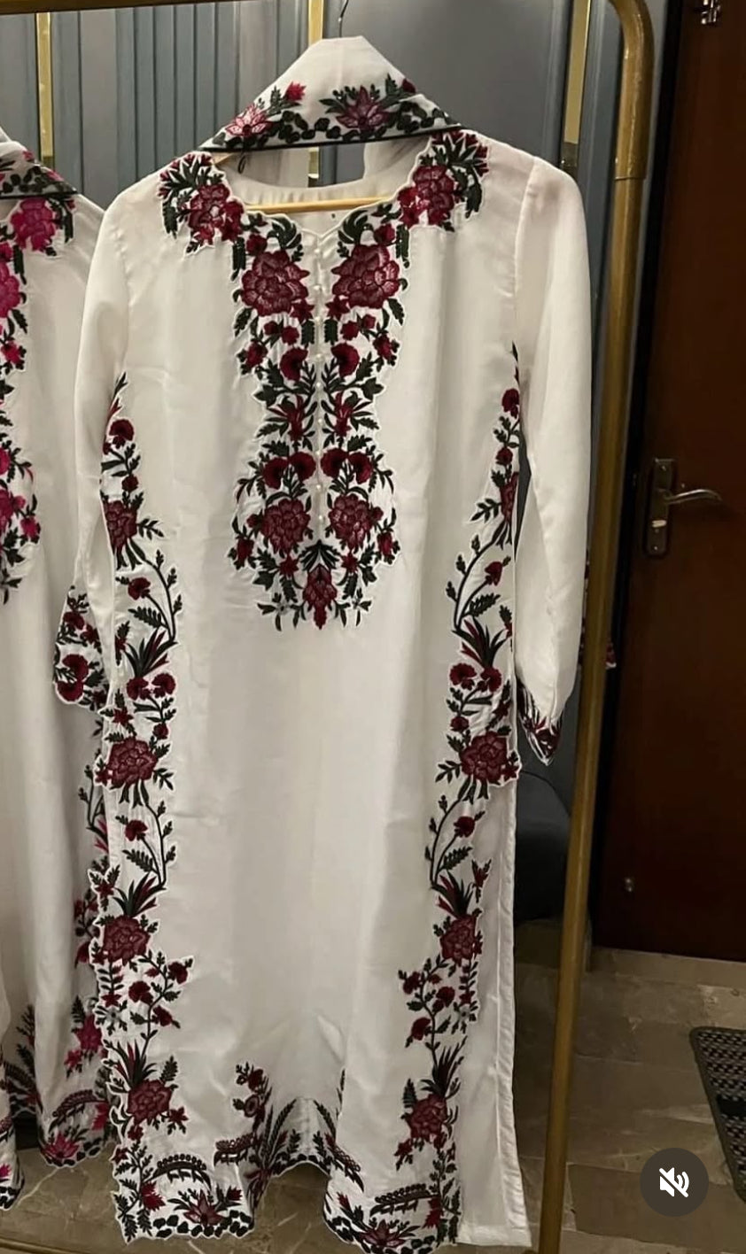 Falak brand Stitched Embroidered Chiffon Collection