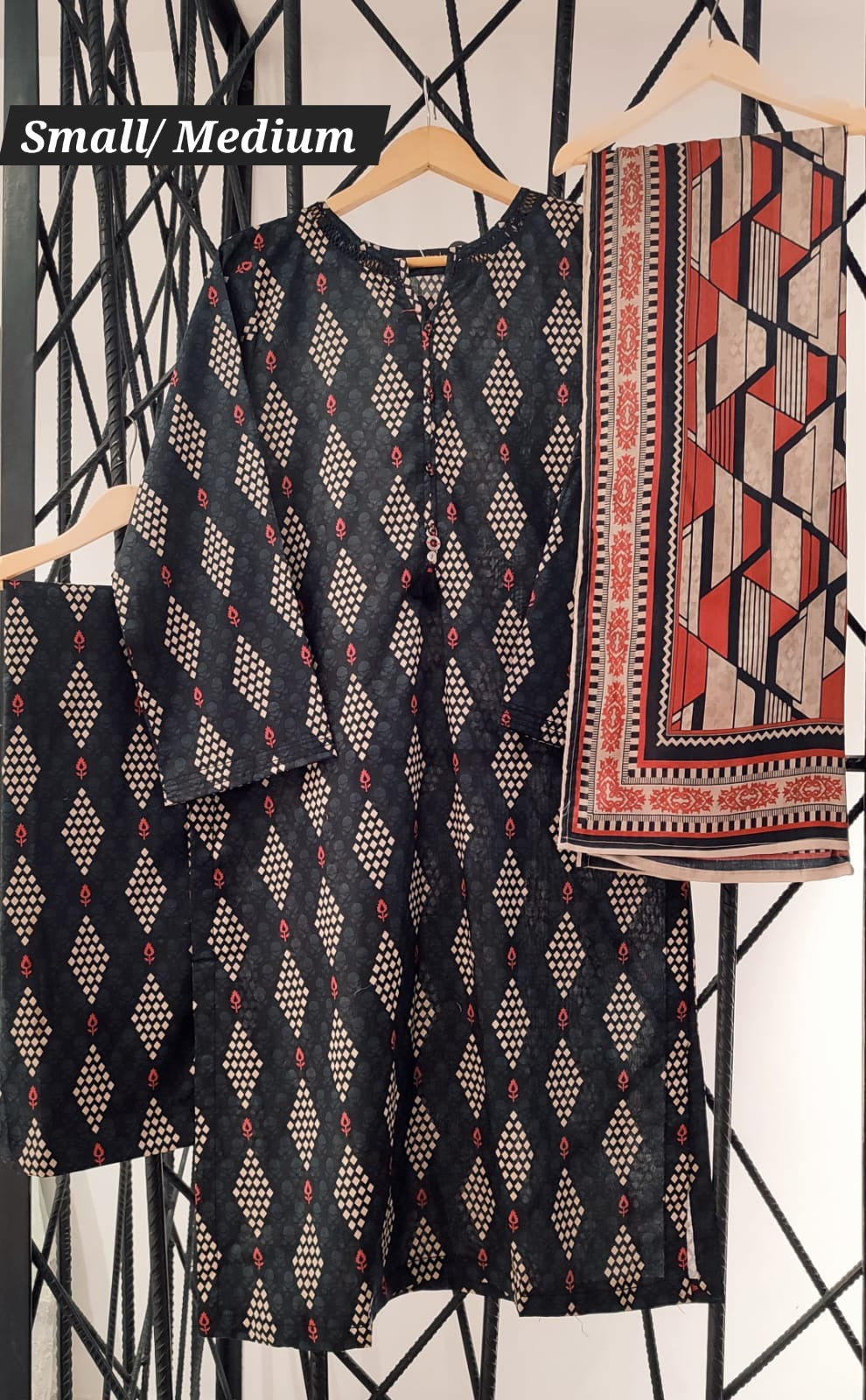 Sada Bahar Stitched 3 Piece Printed Lawn Vol-04 Collection'2025-PR-1303-Black