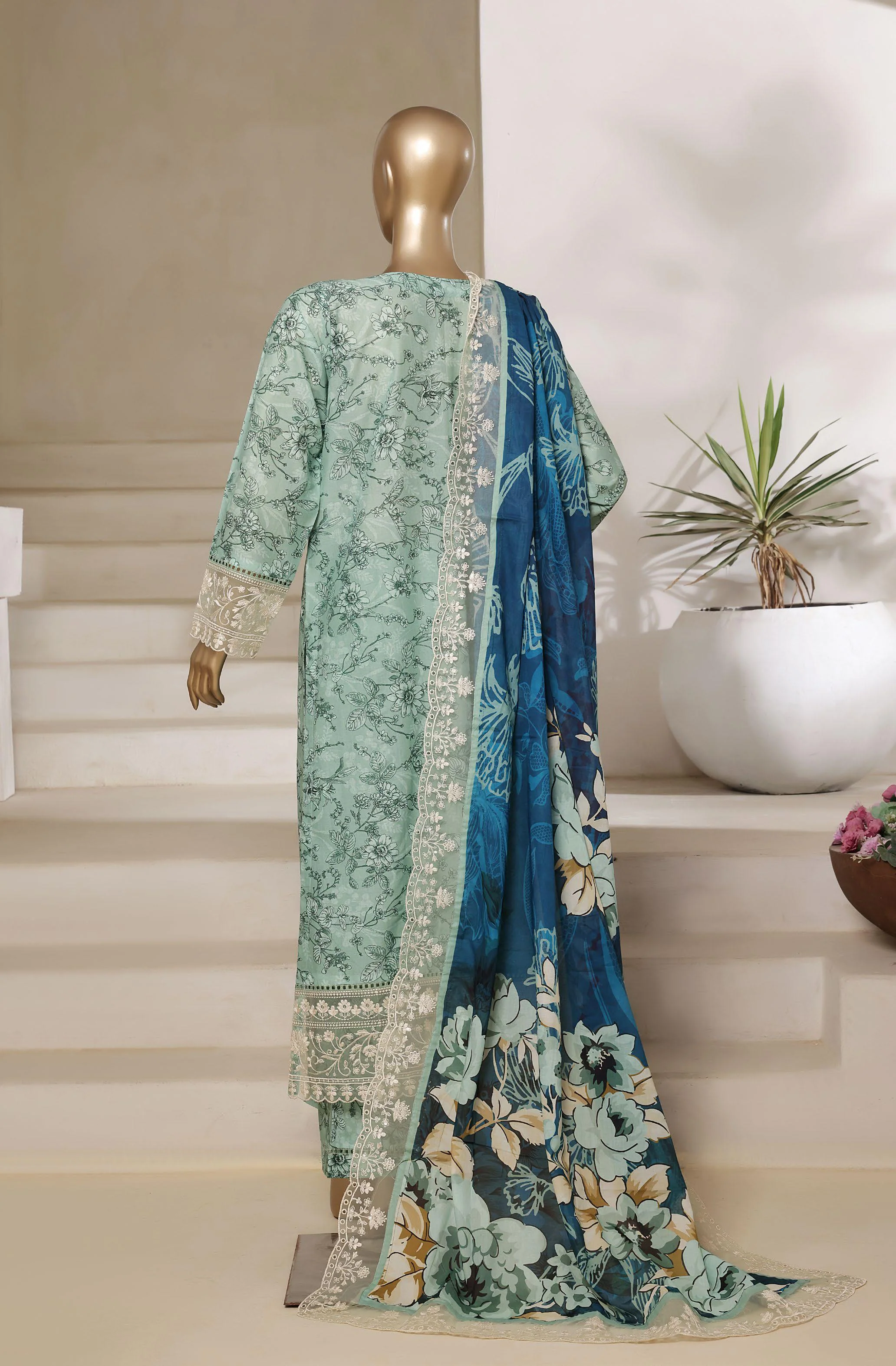 Sada Bahar Stitched 3 Piece Luxury Emb Spring Vol-05 Collection'2025-MK-43-