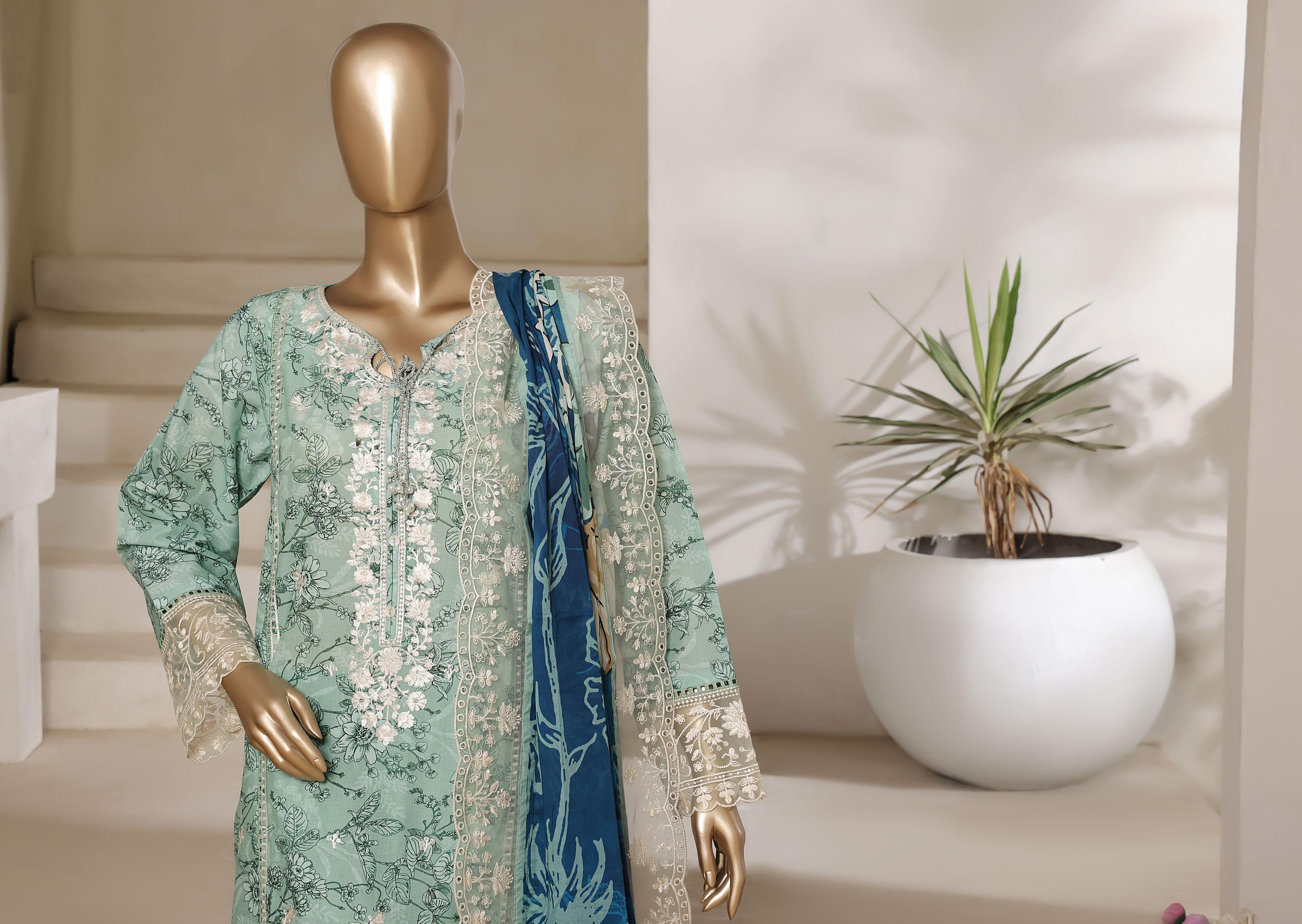 Sada Bahar Stitched 3 Piece Luxury Emb Spring Vol-05 Collection'2025-MK-43-