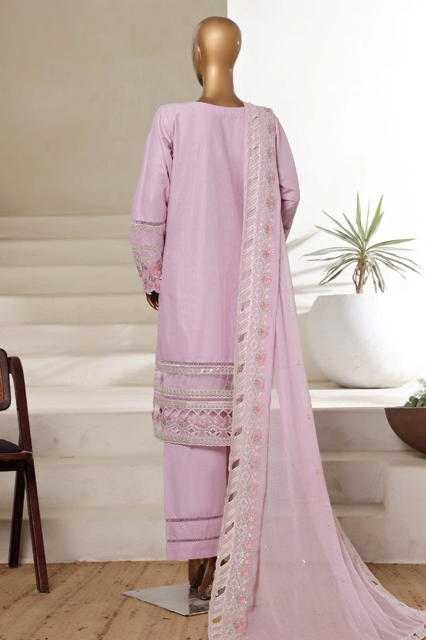 Sada Bahar Stitched 3 Piece Luxury Emb Spring Vol-05 Collection'2025-MK-45-Lalic