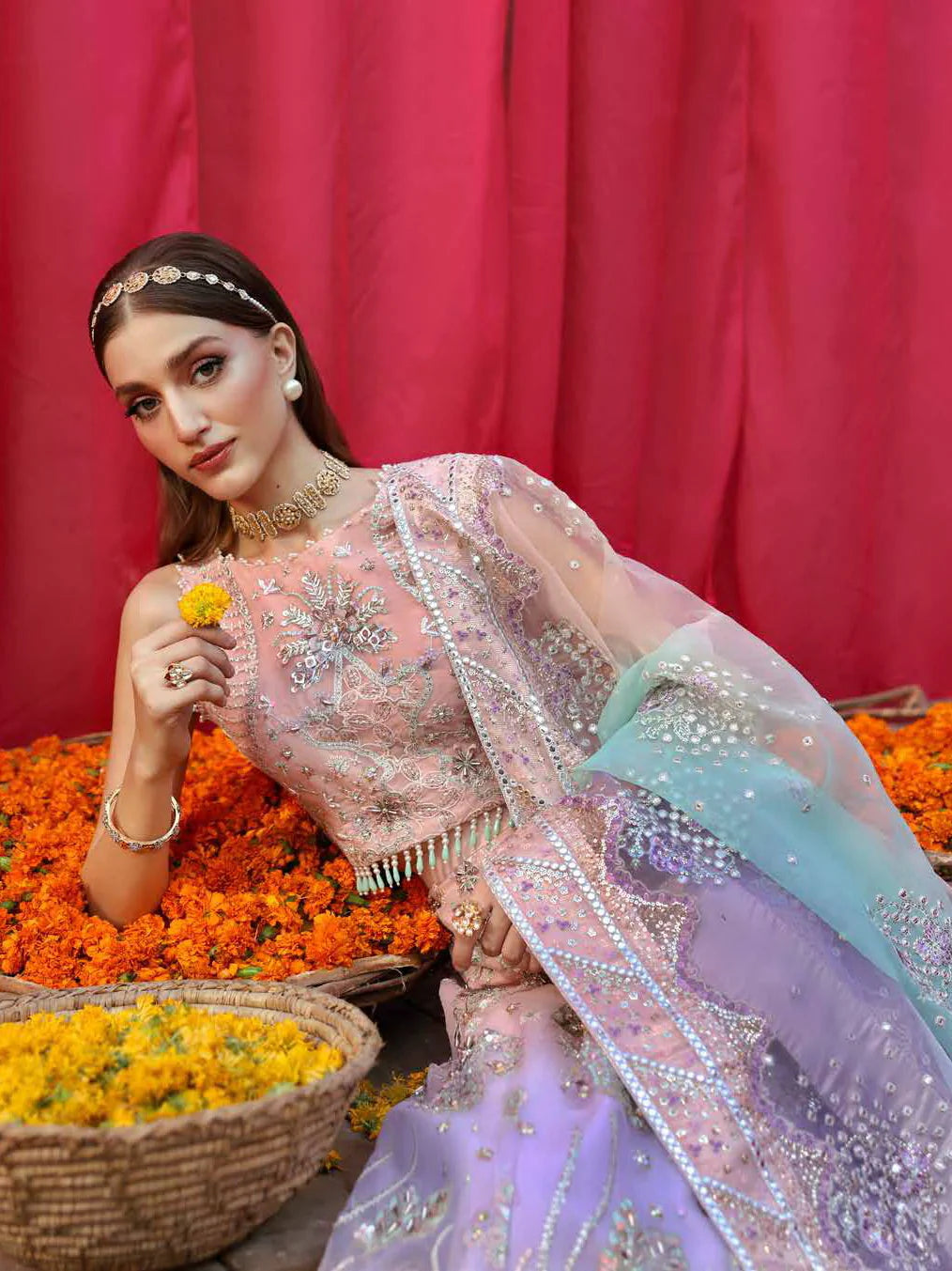 Nureh Jhoomro Custom Stitched 3Pc Suit NL-81B
