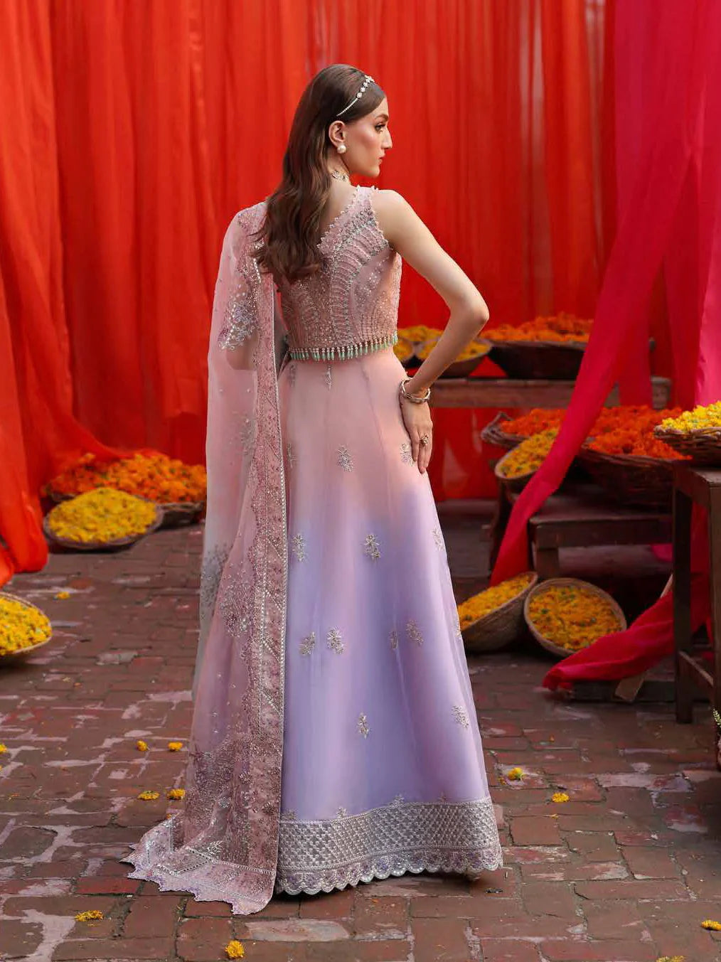 Nureh Jhoomro Custom Stitched 3Pc Suit NL-81B