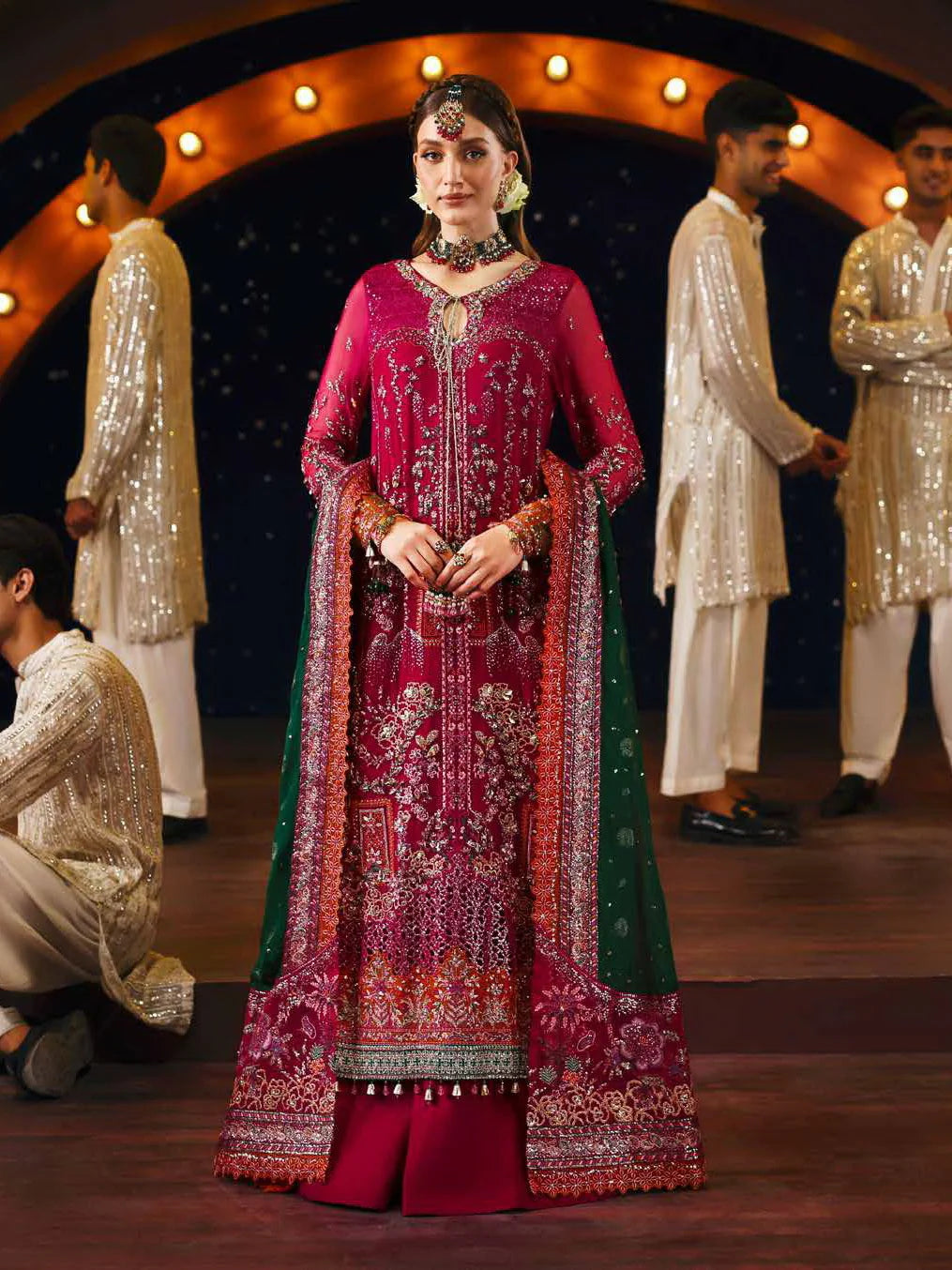 Nureh Jhoomro Custom Stitched 3Pc Suit NL-82