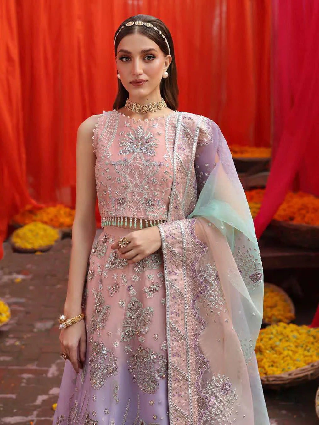 Nureh Jhoomro Custom Stitched 3Pc Suit NL-81B