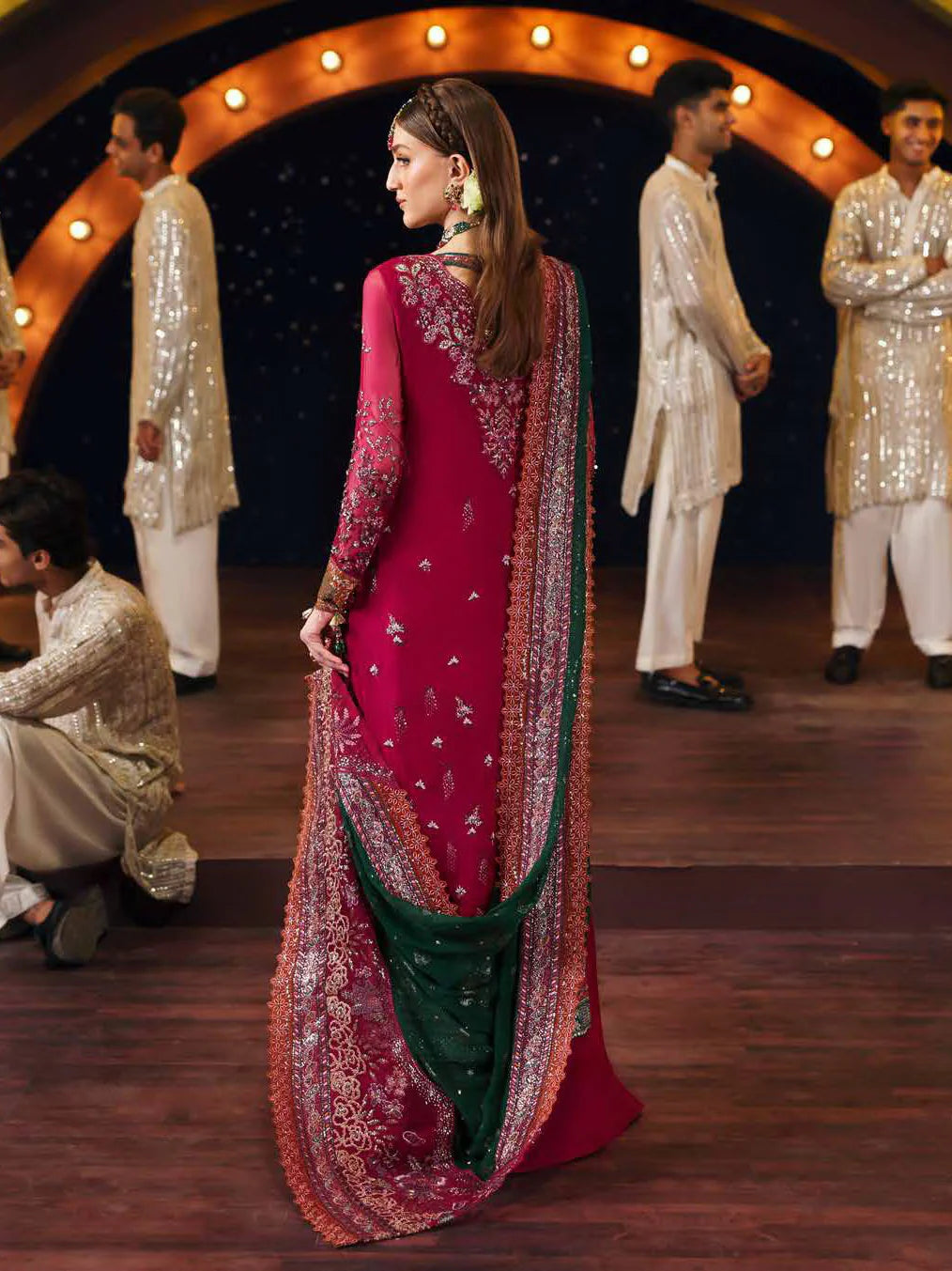 Nureh Jhoomro Custom Stitched 3Pc Suit NL-82