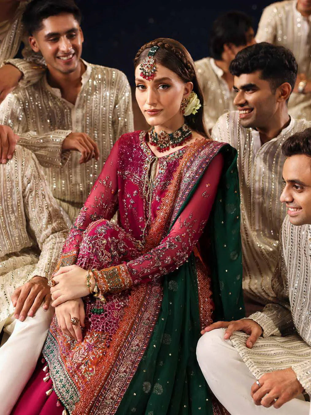 Nureh Jhoomro Custom Stitched 3Pc Suit NL-82