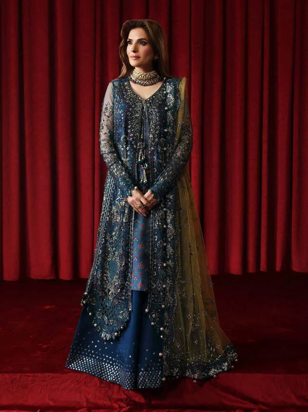 Nureh Jhoomro Custom Stitched 3Pc Suit NL-84