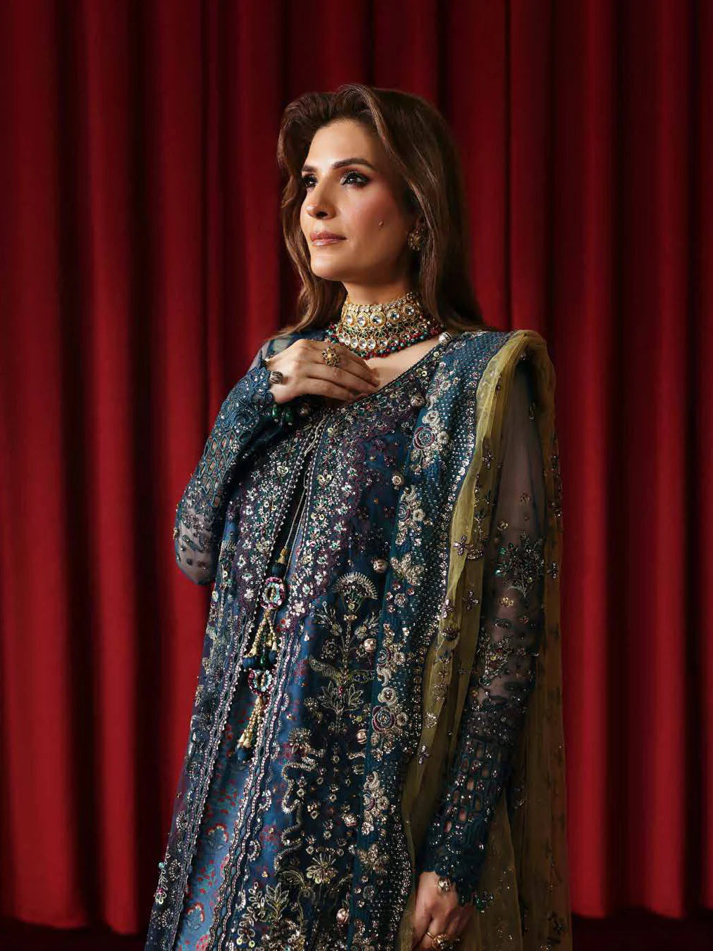 Nureh Jhoomro Custom Stitched 3Pc Suit NL-84