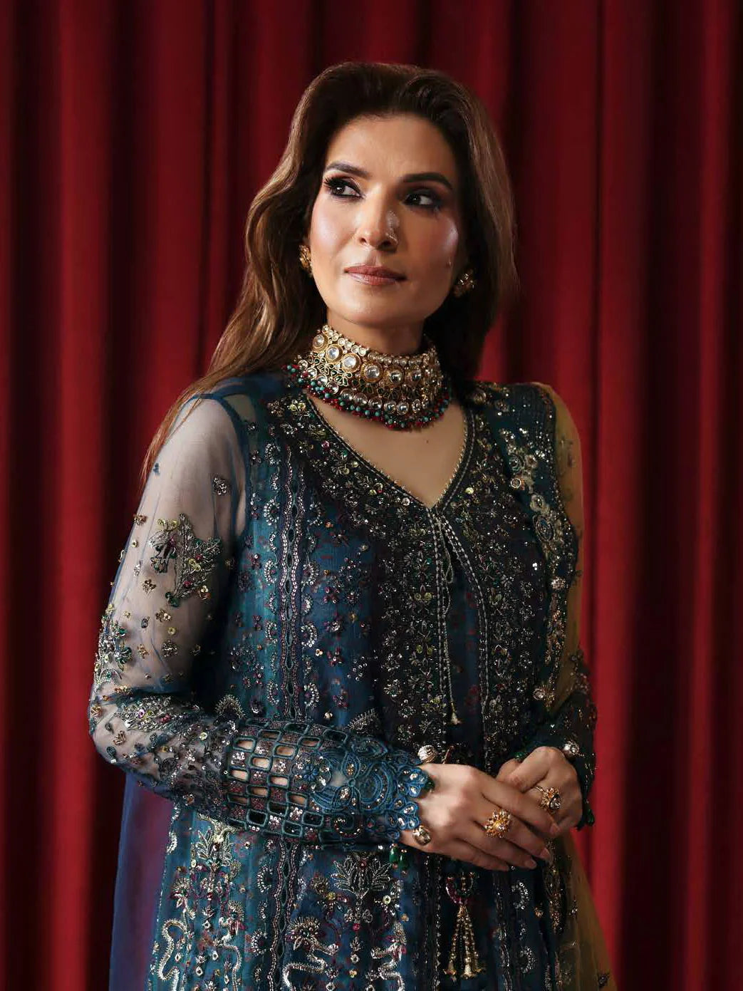 Nureh Jhoomro Custom Stitched 3Pc Suit NL-84