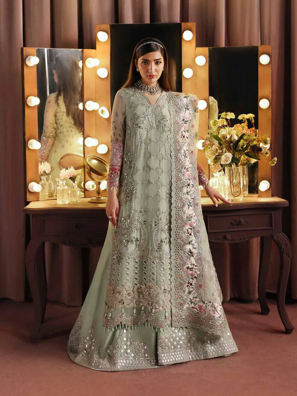 Nureh Jhoomro Custom Stitched 3Pc Suit NL-86