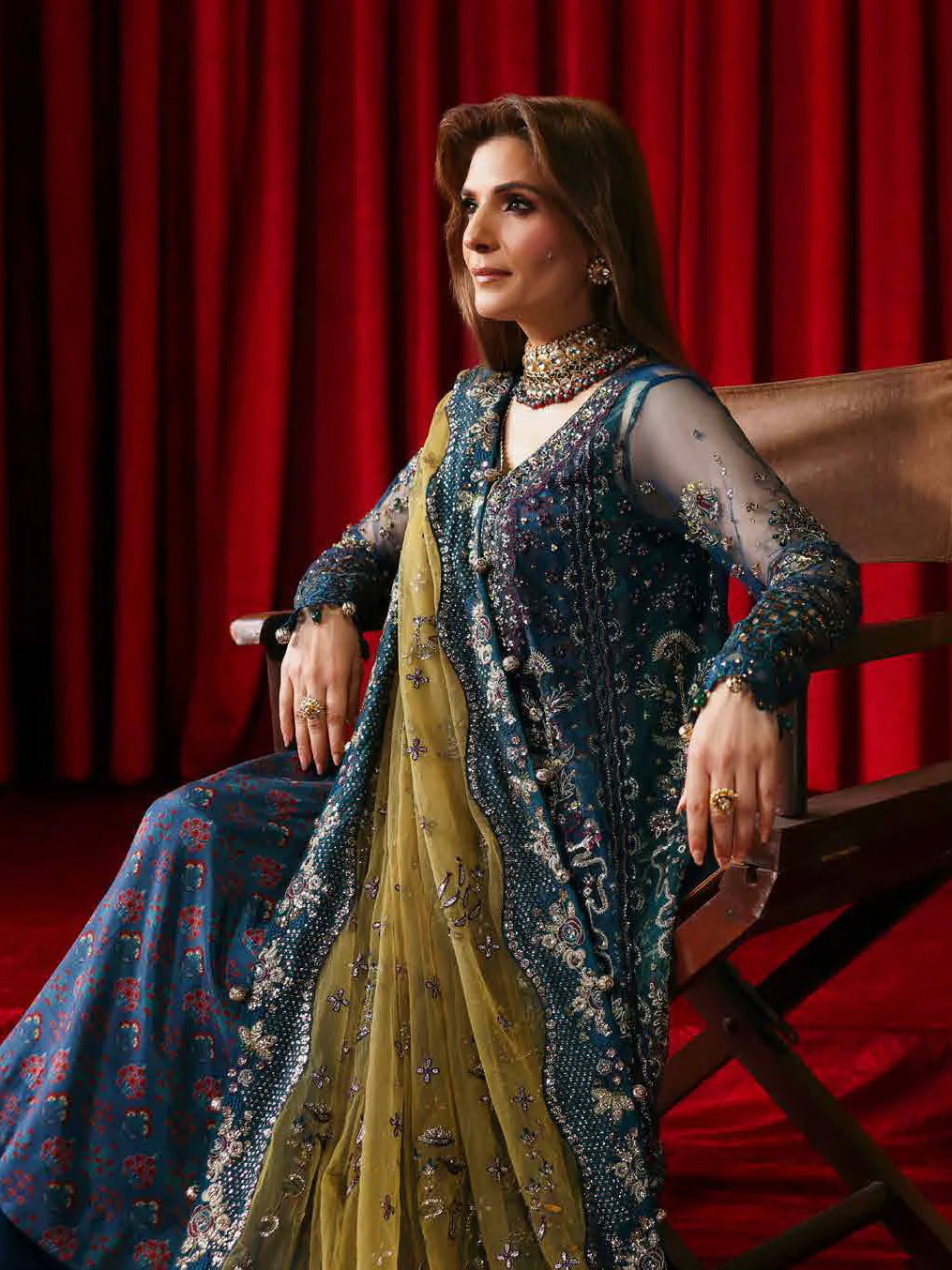 Nureh Jhoomro Custom Stitched 3Pc Suit NL-84