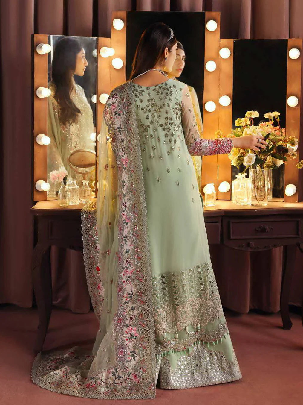 Nureh Jhoomro Custom Stitched 3Pc Suit NL-86