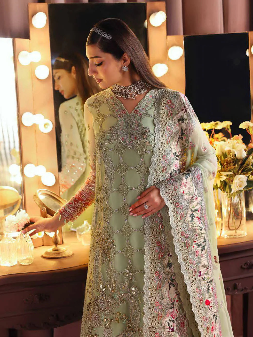 Nureh Jhoomro Custom Stitched 3Pc Suit NL-86