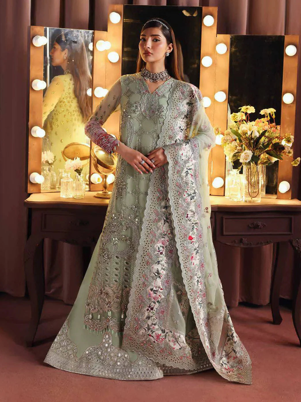 Nureh Jhoomro Custom Stitched 3Pc Suit NL-86