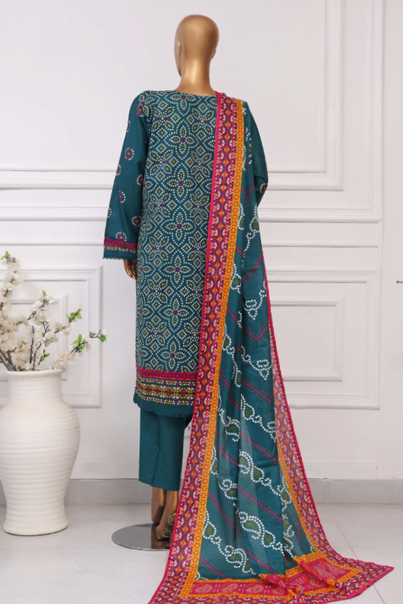 Sada Bahar Stitched 3 Piece Printed Lawn Vol-04 Collection'2025-PR-334-Green