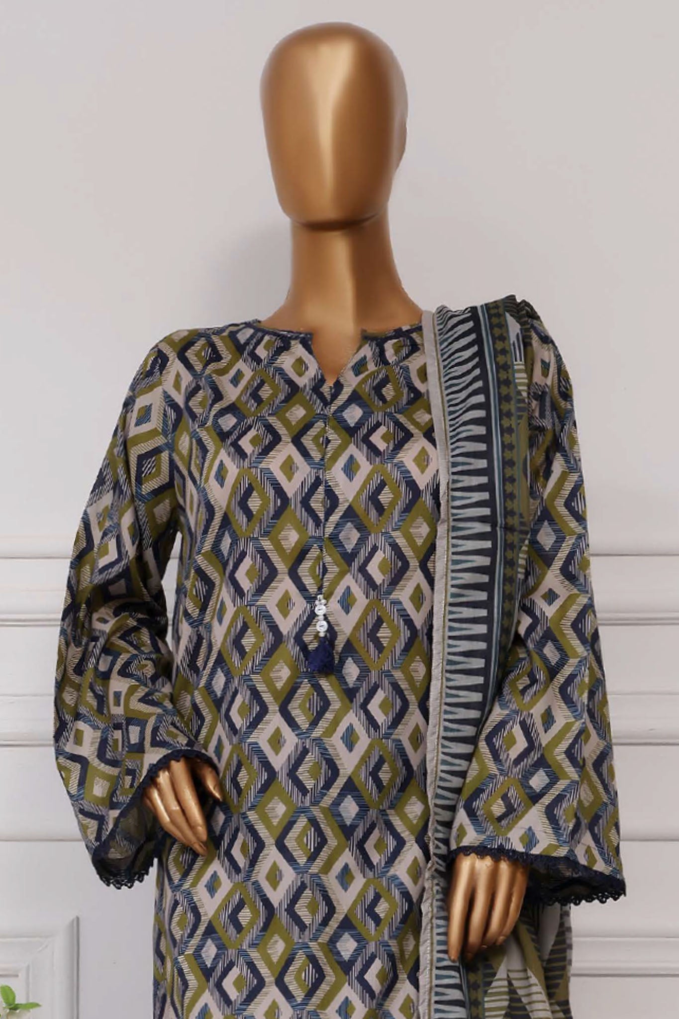 Sada Bahar Stitched 3 Piece Printed Lawn Vol-04 Collection'2025-PR-5279-Blue