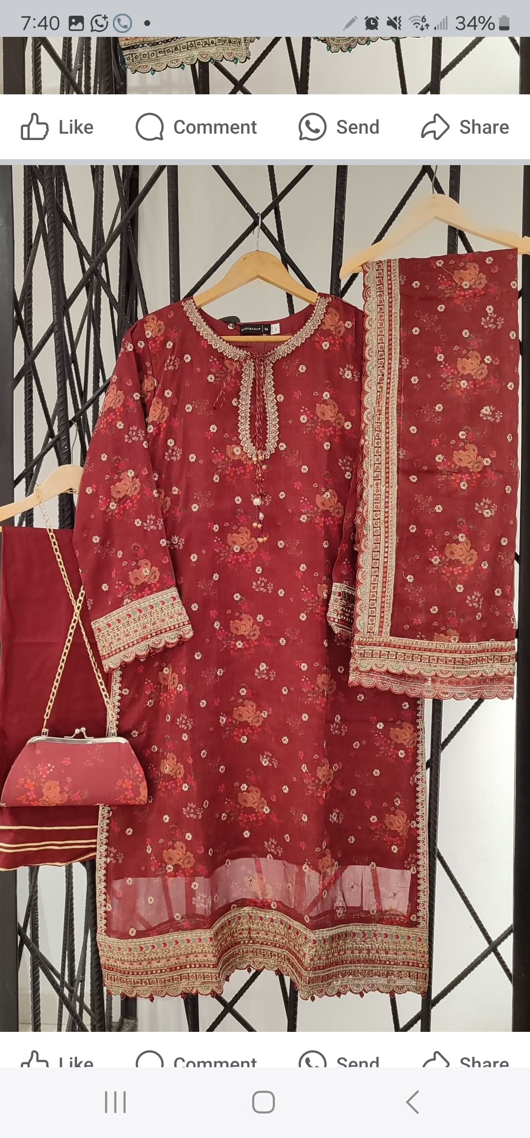 Cira Luxe By Sada Bahar Stitched 3 Piece Chiffon Formals Collection'2025-