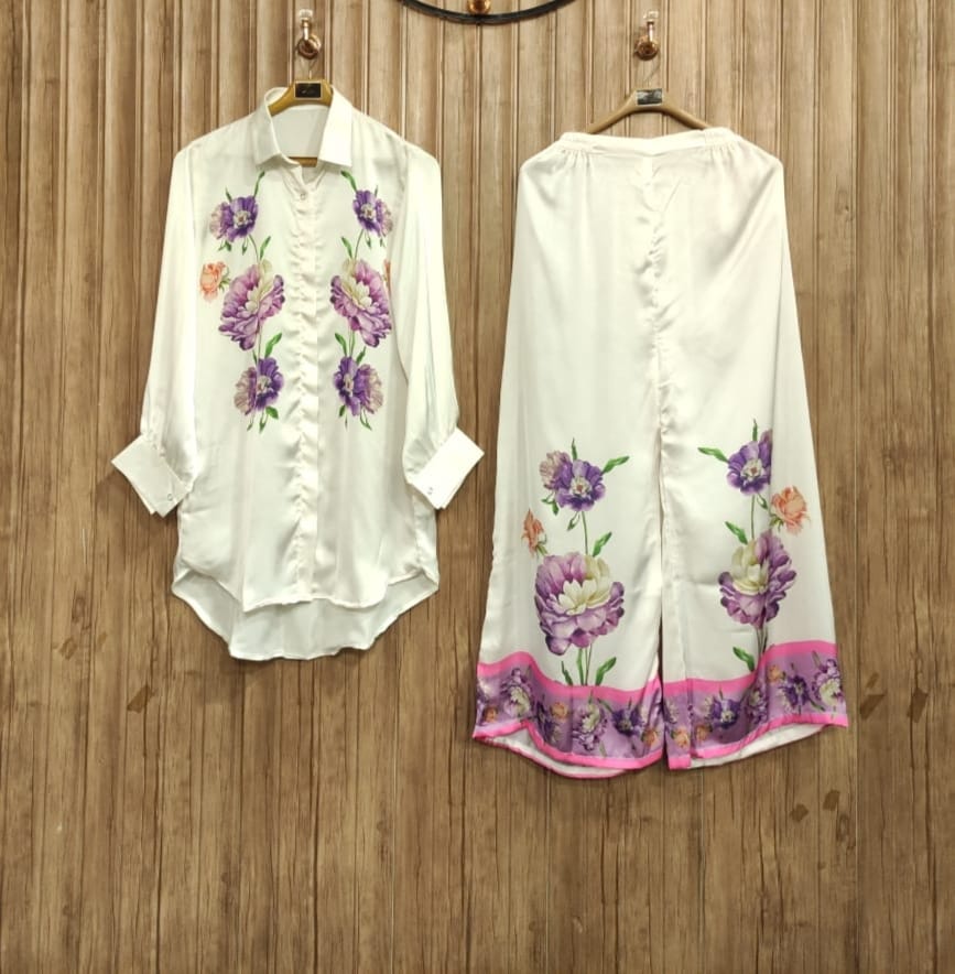 Printed Silk Stitched 2PC (002)