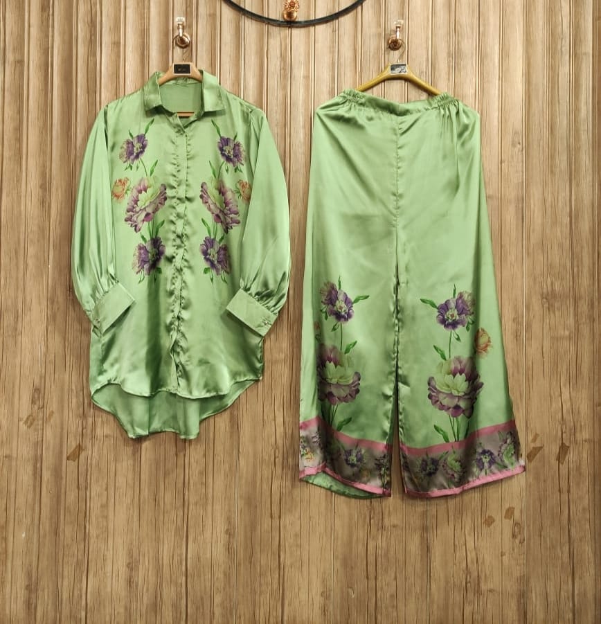 Printed Silk Stitched 2PC (010)