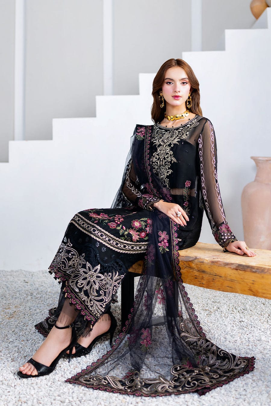 Ramsha Arzoo chifoon collection U-204
