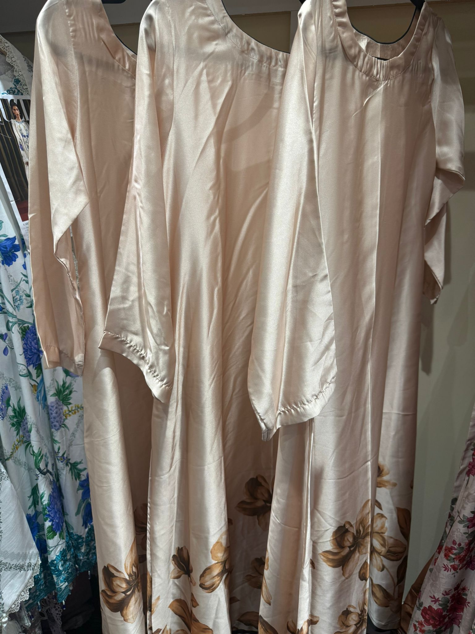 Silk Printed Long Maxi Style Stitched 1 Piece