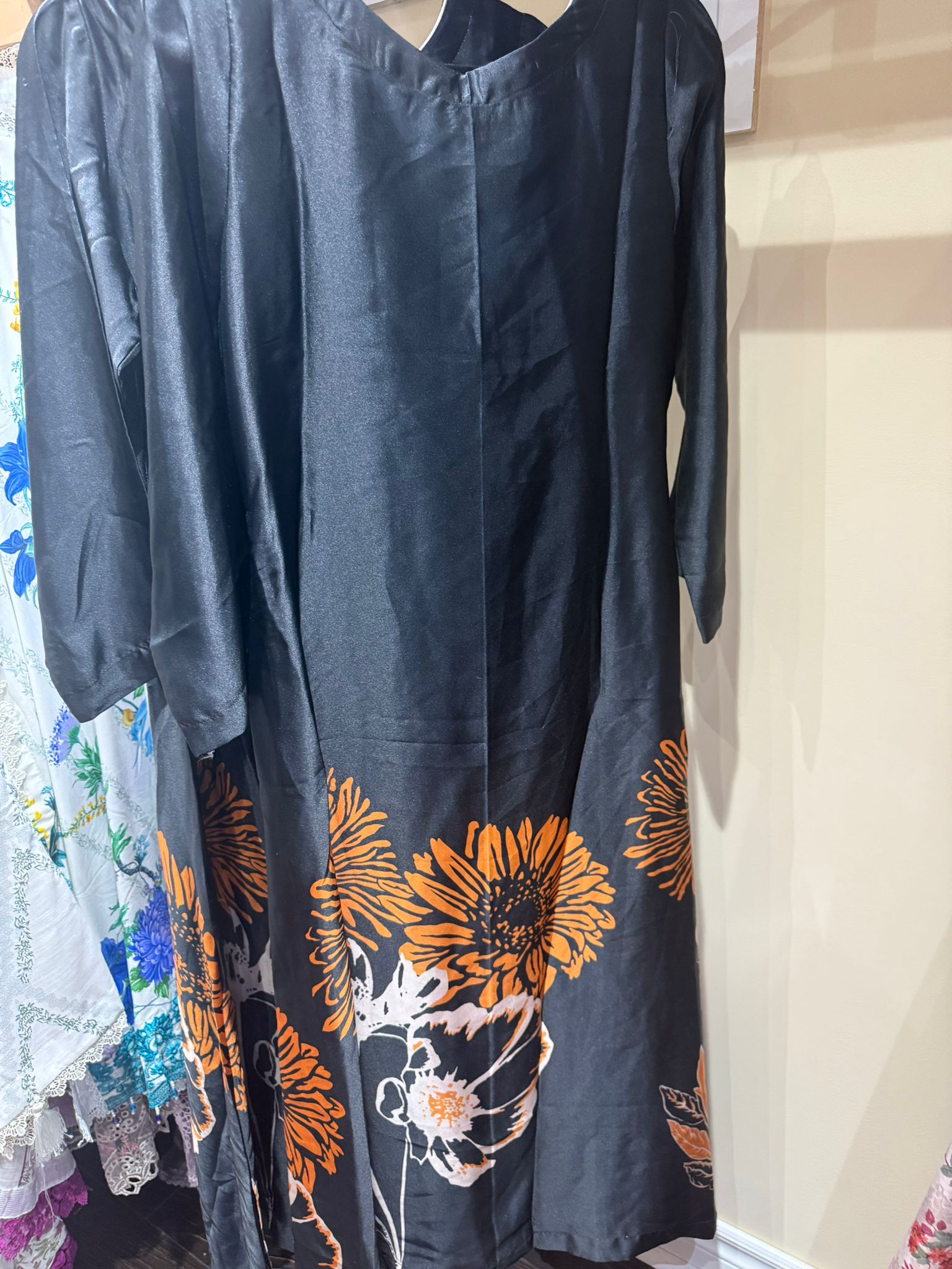Silk Printed Long Maxi Style Stitched 1 Piece