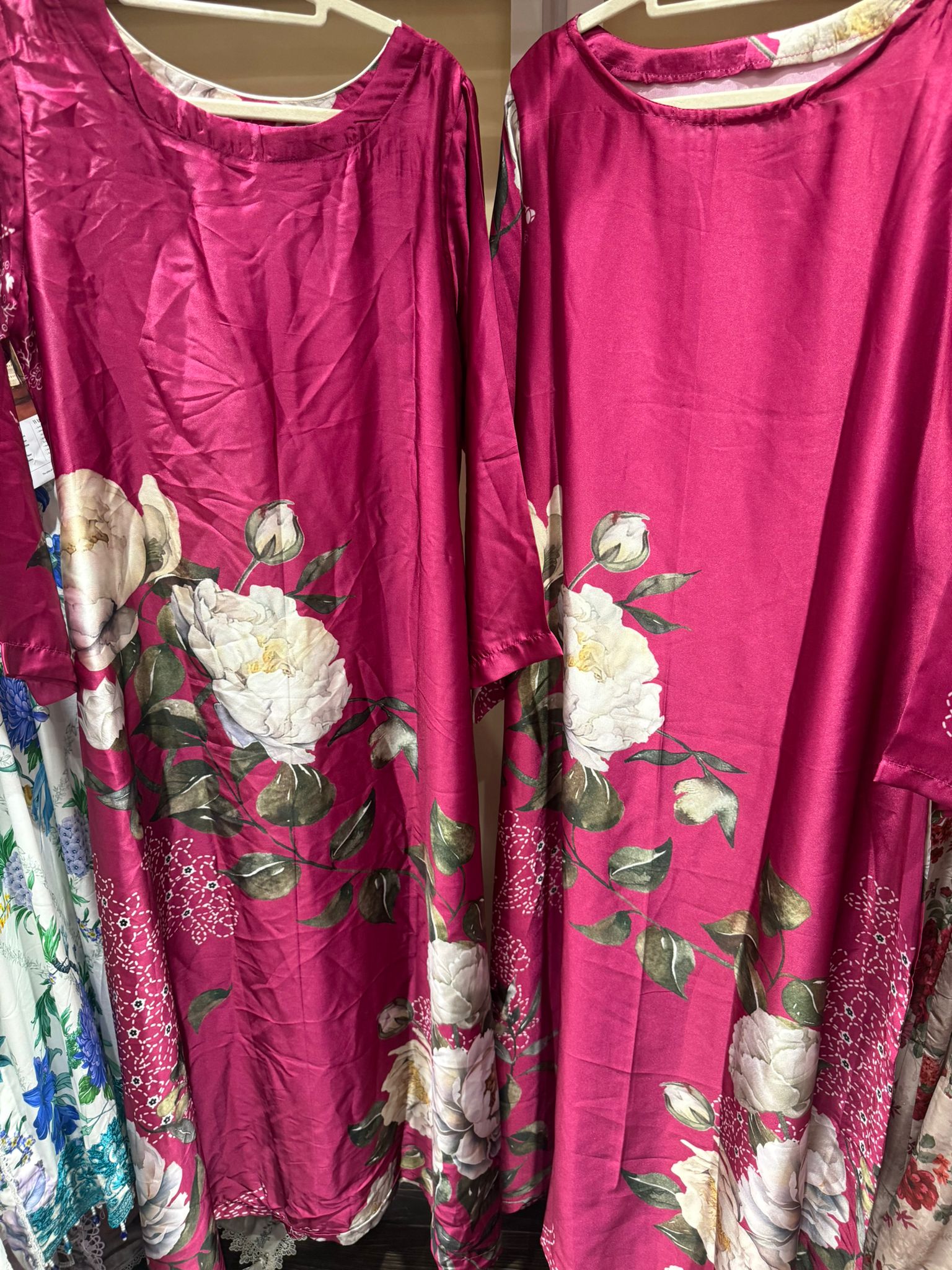Silk Printed Long Maxi Style Stitched 1 Piece