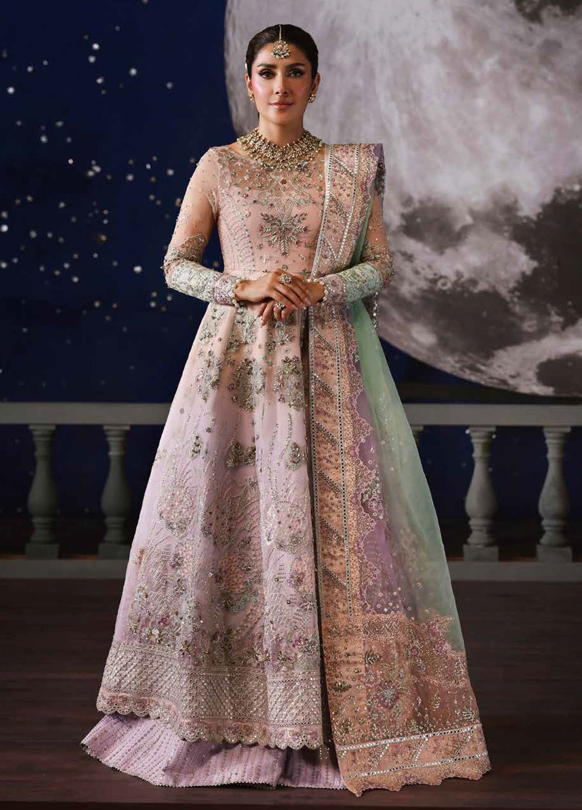 Nureh Jhoomro Custom Stitched 3Pc Suit NL-81A