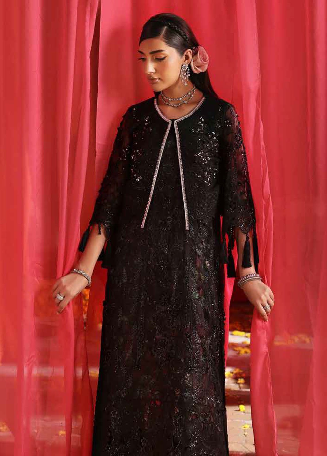 Nureh Jhoomro Custom Stitched 3Pc Suit NL-87B