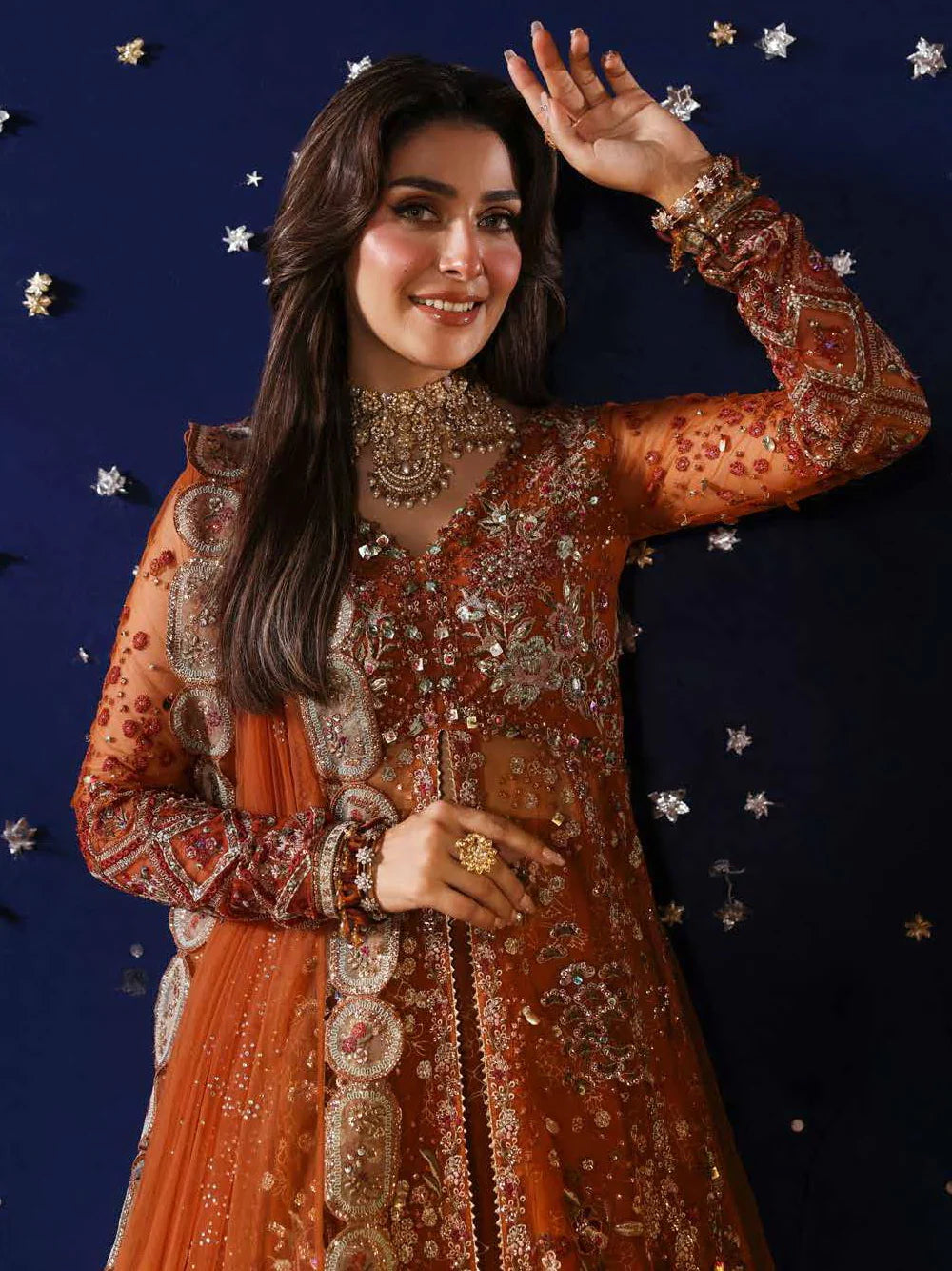 Nureh Jhoomro Custom Stitched 3Pc Suit NL-80A